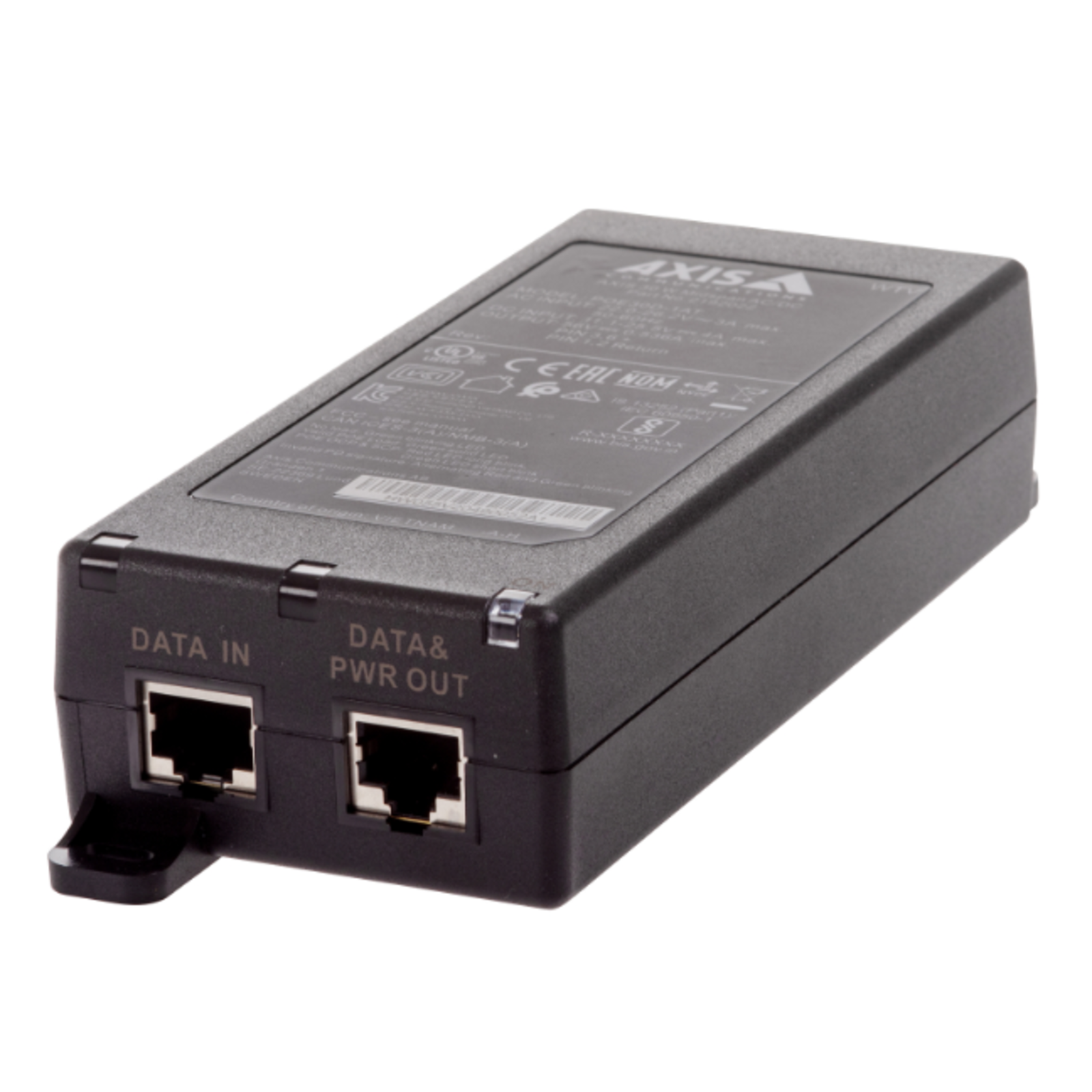 Axis Communications Midspan Power Injector AC 24 DC 10-28 V 30 Watt Output Connections 1 Black