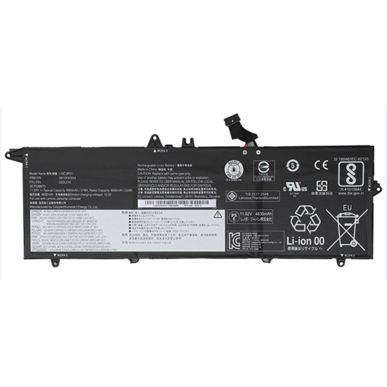 Lenovo Battery 3c 57Wh LiIon LGC 4.922 MAh