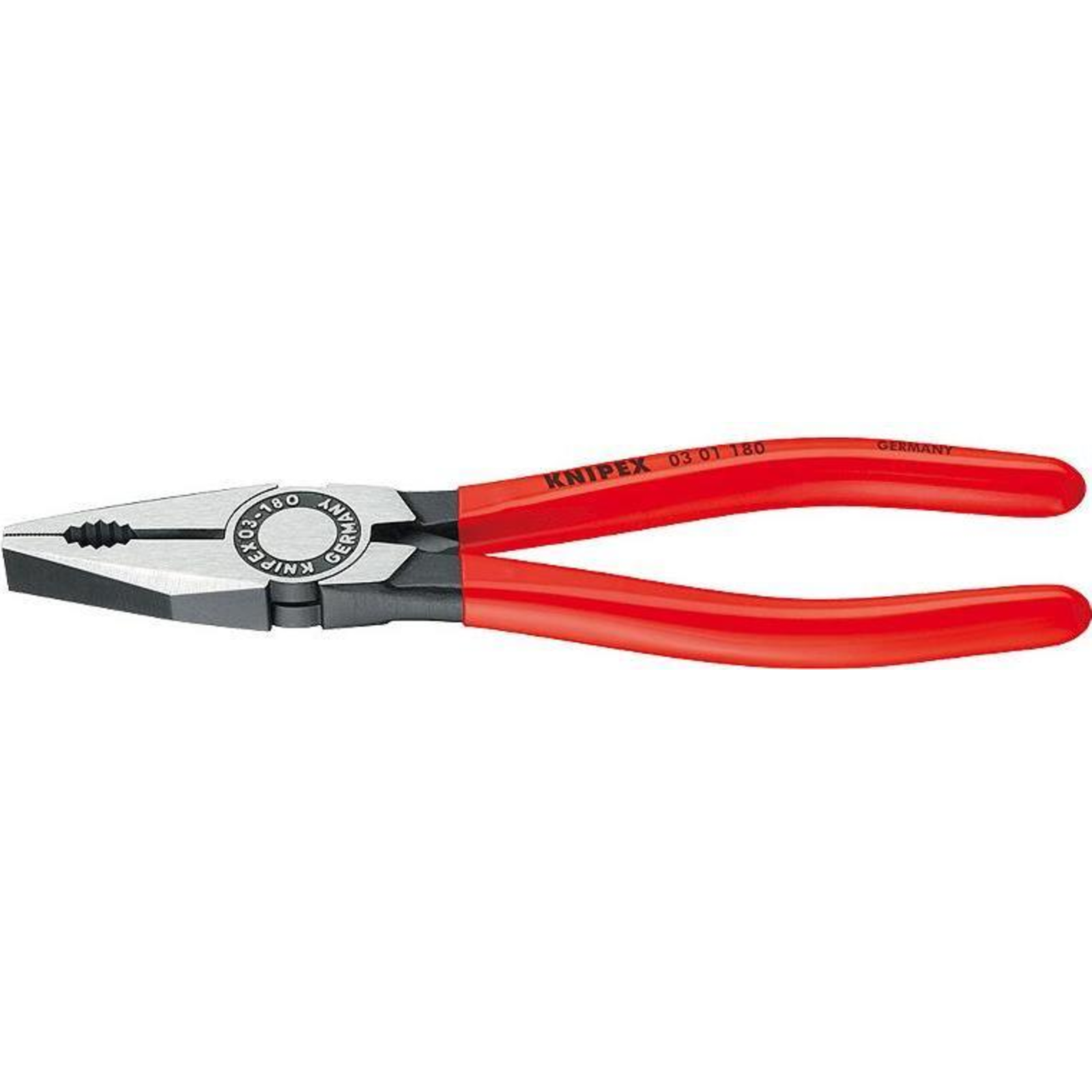 KNIPEX 03 01 180 Inspection Pliers 1.6 Cm Steel Plastic Red 18 Cm