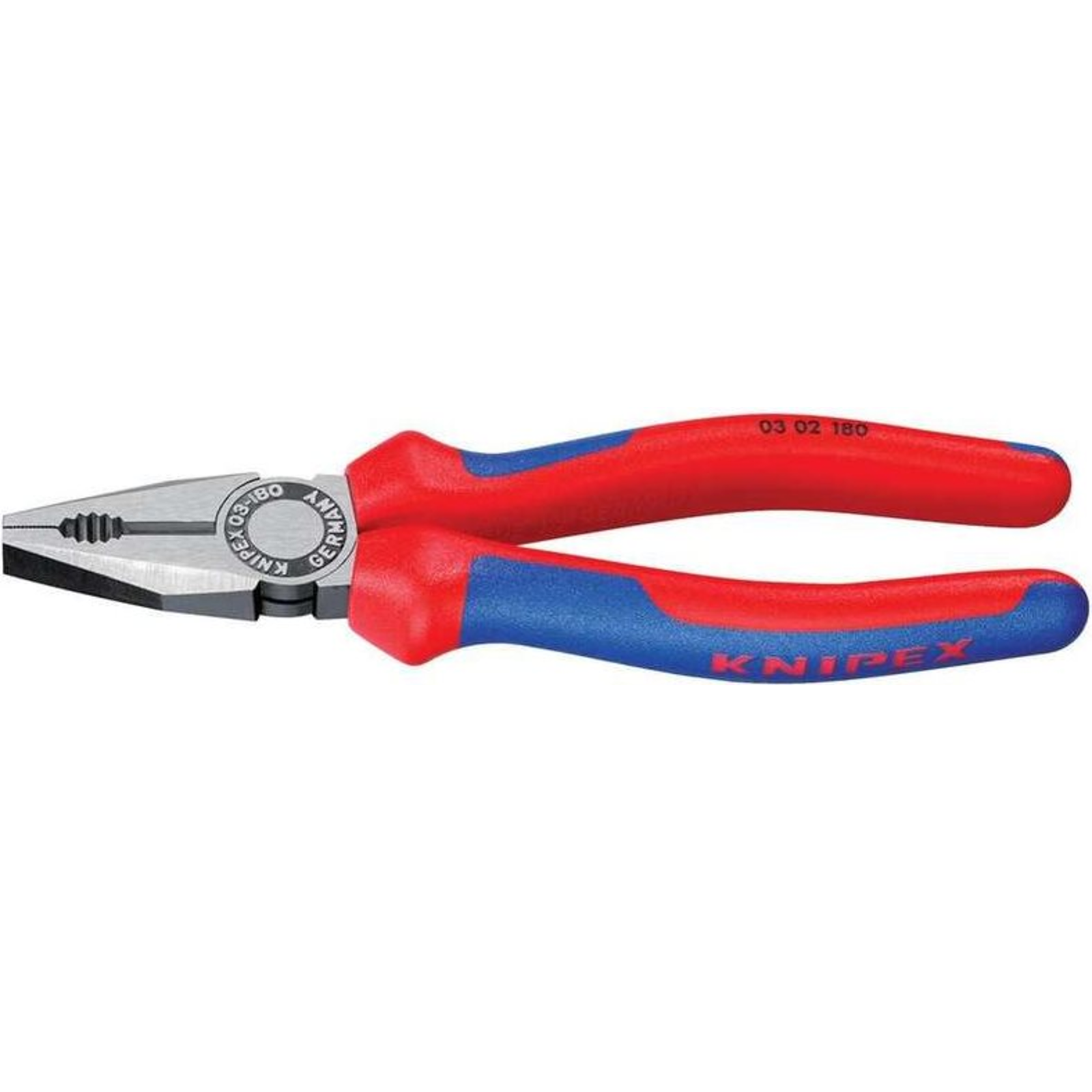 KNIPEX 03 02 200 Inspection Pliers 1.6 Cm Steel Vinyl Blue/red 20 Cm