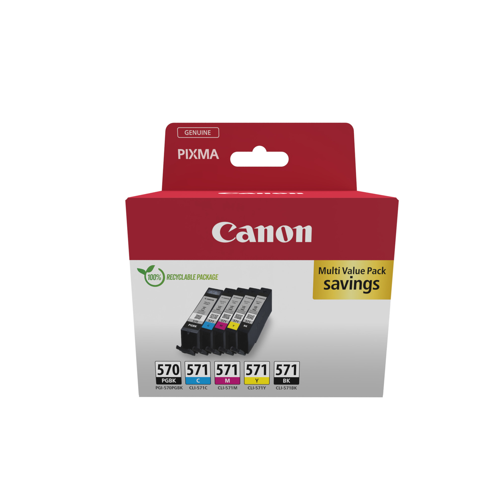 Canon PGI 570/CLI-571 Multi Pack Black Yellow cyan magenta Pigmented Black
