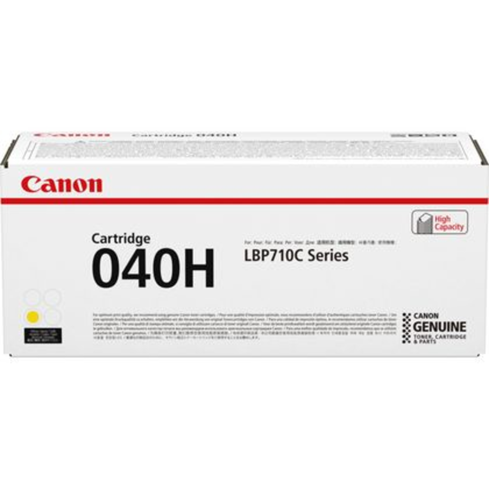 Canon 040 H with High Capacity Yellow Original