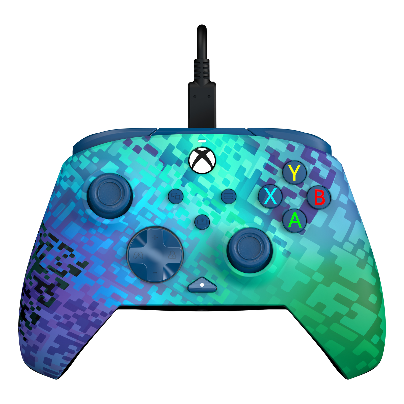 PDP Controller Wired Rematch Glitch Green XBOXseriesX