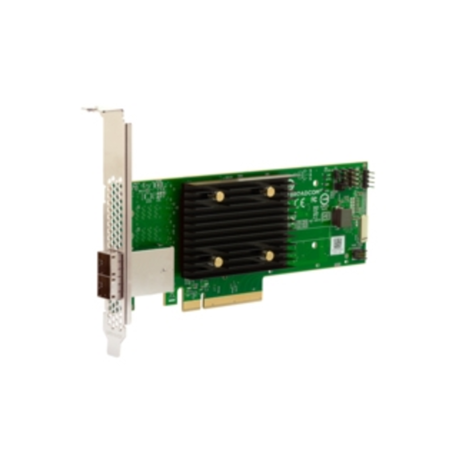 Broadcom HBA 9500-8e Trimode Storage Controller 8 Sender/channel SATA 6Gb/s SAS 12Gb/s PCIe 4.0 NVMe