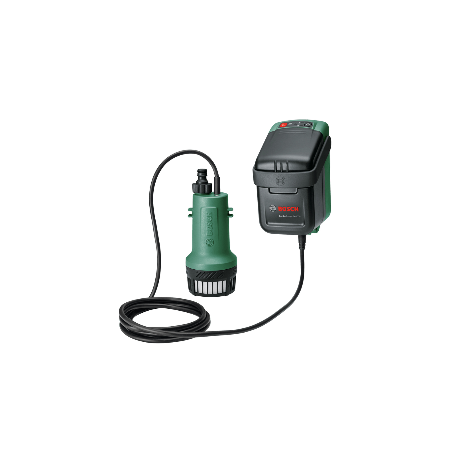 Bosch GardenPump 18V-2000 Submersible Pressure Pump Green/black