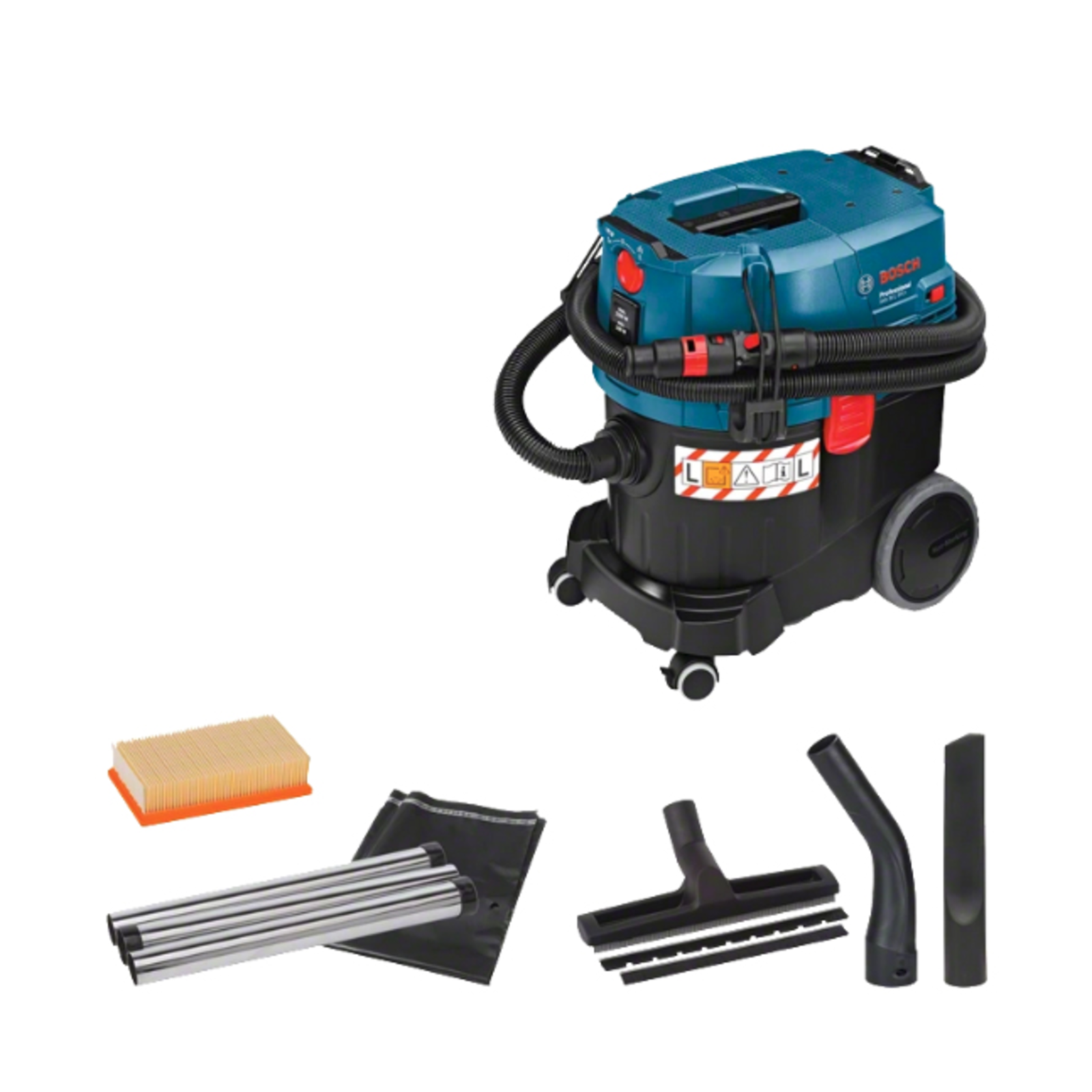 Bosch Wet Dry Vacuum Cleaner GAS 35 L SFC+ Blue with Accessory Set