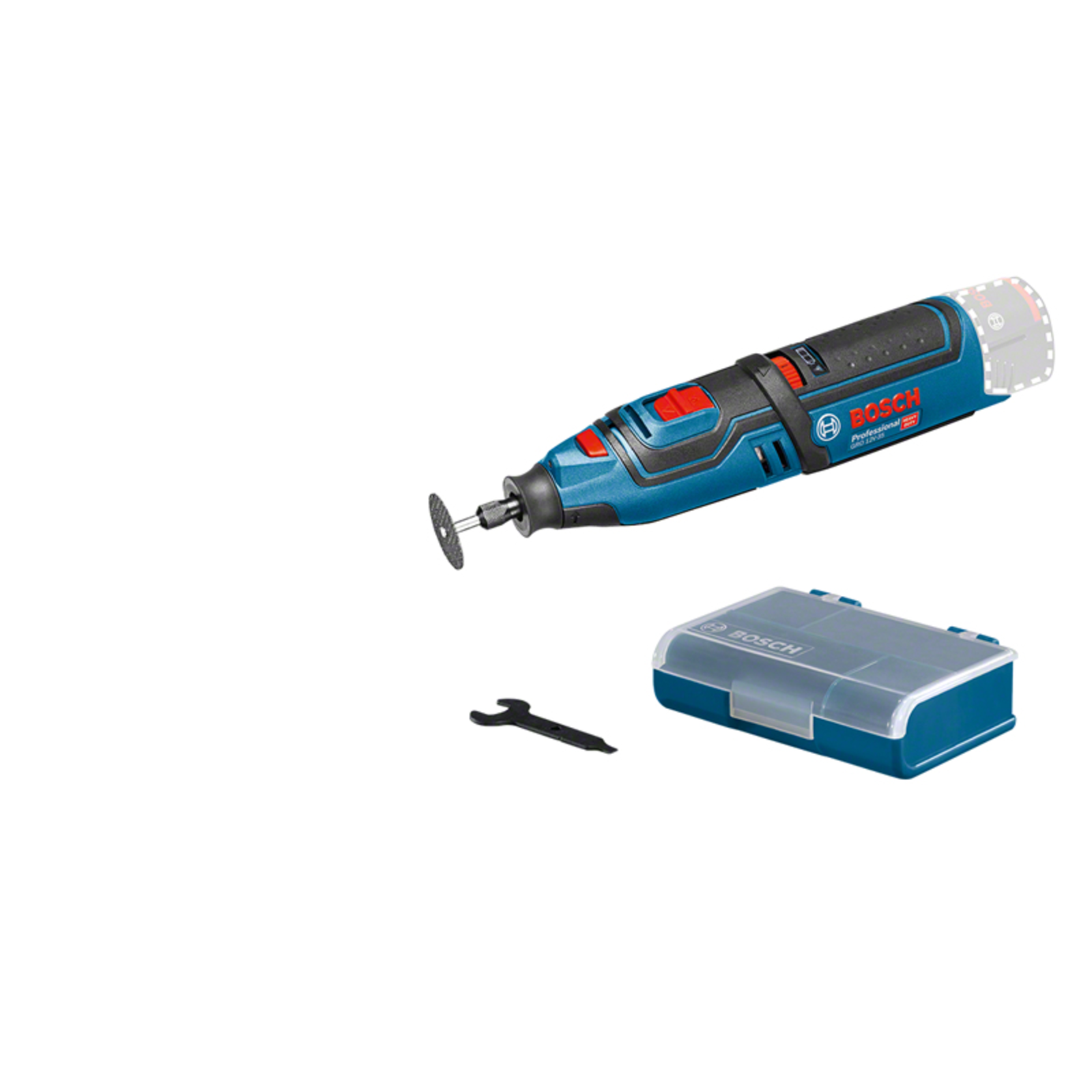 Bosch GRO 12V-35 Professional Cordless redary Tool Grinding Polishing Black Blue 35000 OPM