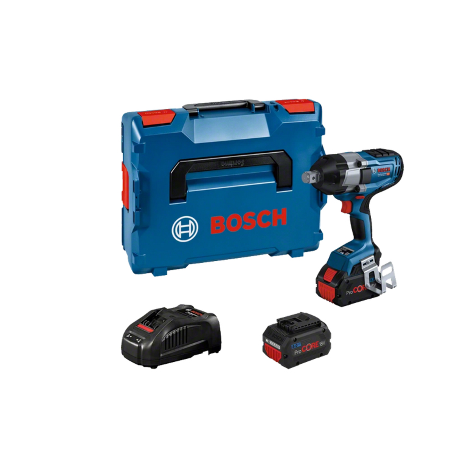 Bosch Cordless Impact Wrench BITURBO GDS 18V-1050 H Professional 18V Blue Black