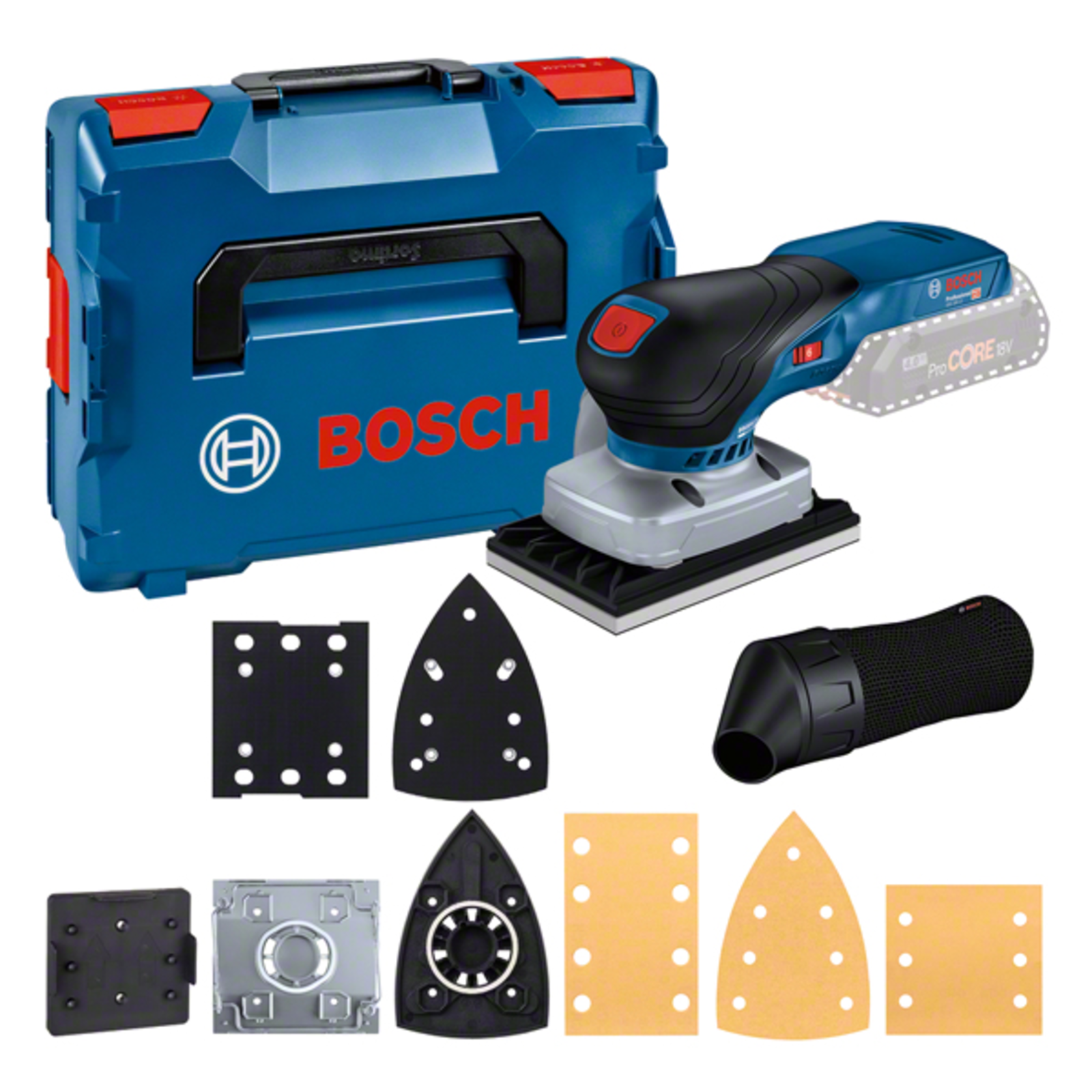 Bosch Cordless Orbital Sander GSS 18V-13 Professional Solo Blue Black No Battery And Charger
