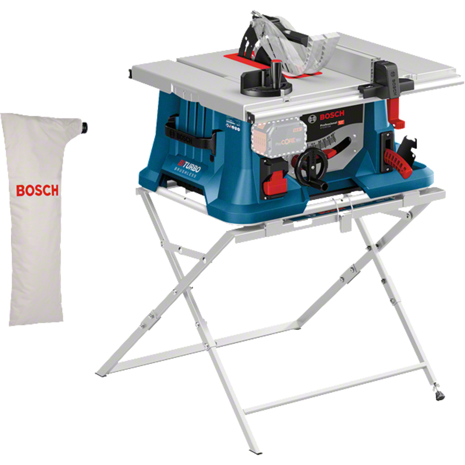 Bosch Cordless Table Saw BITURBO GTS 18V-216 Professional Solo 18V Blue No Battery And Charger