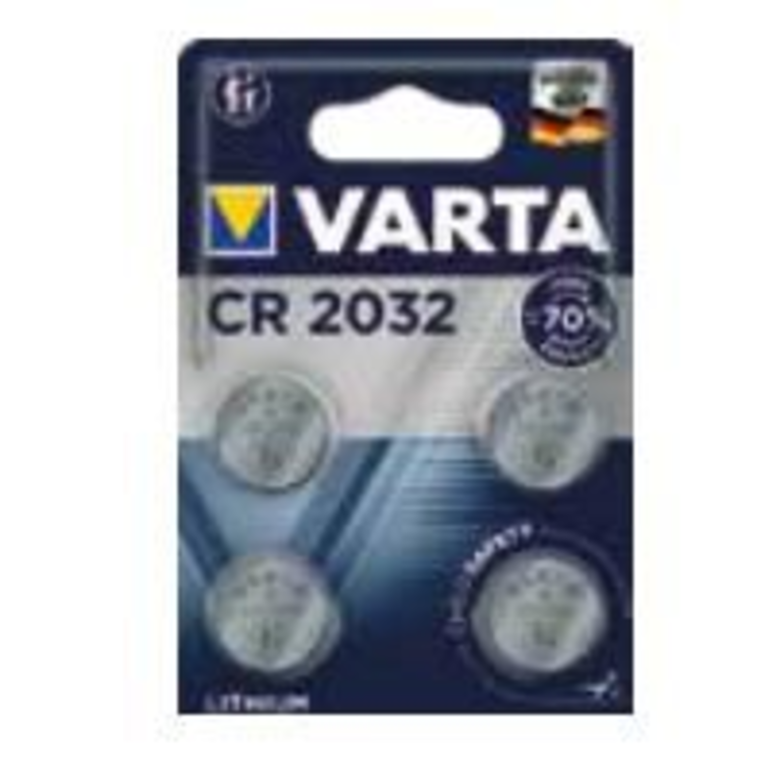 Varta 06032 101 404 Disposable Battery CR2032 Lithium 3 V 4 Piece(s) 230 MAh