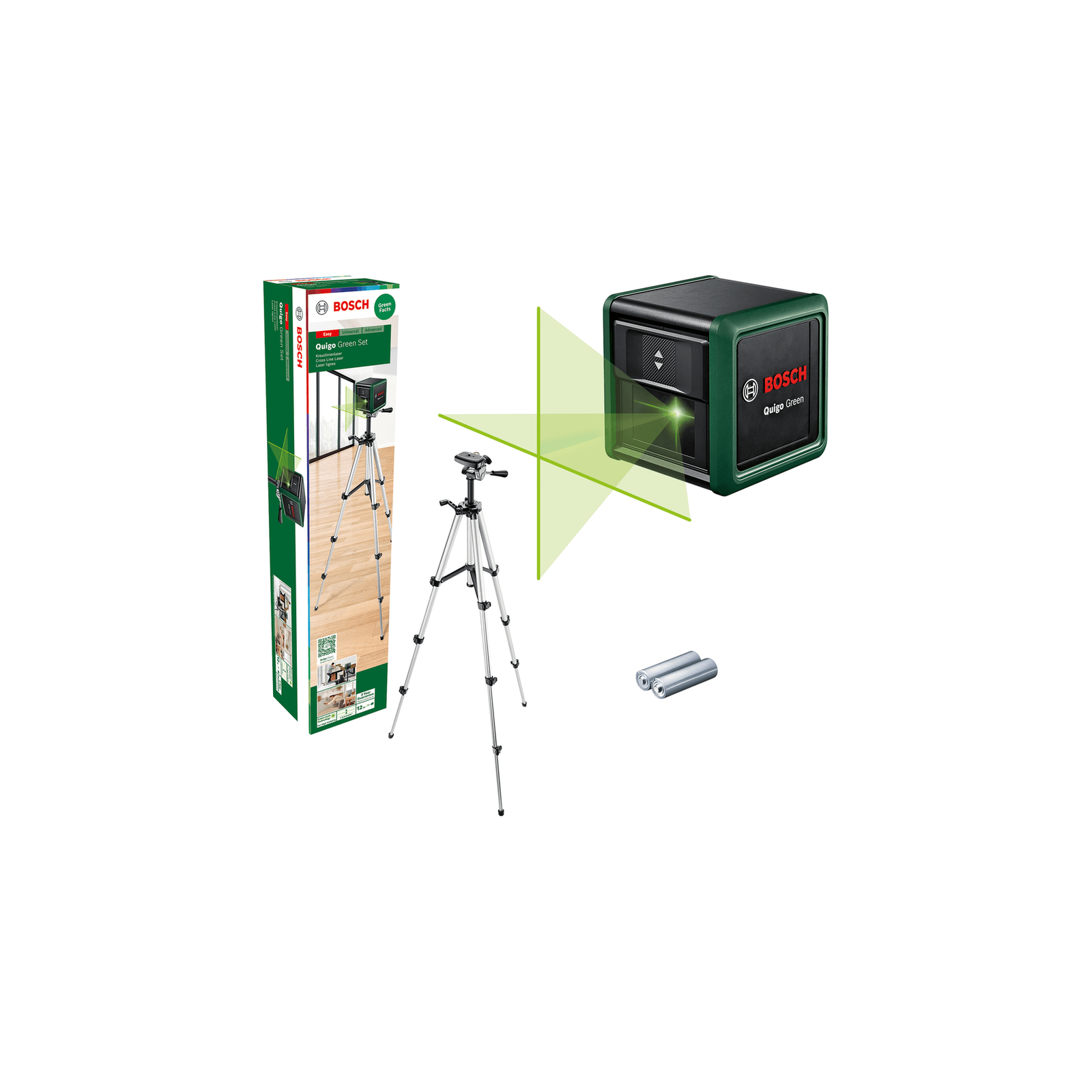 Bosch Quigo Green Set Cross Line Laser