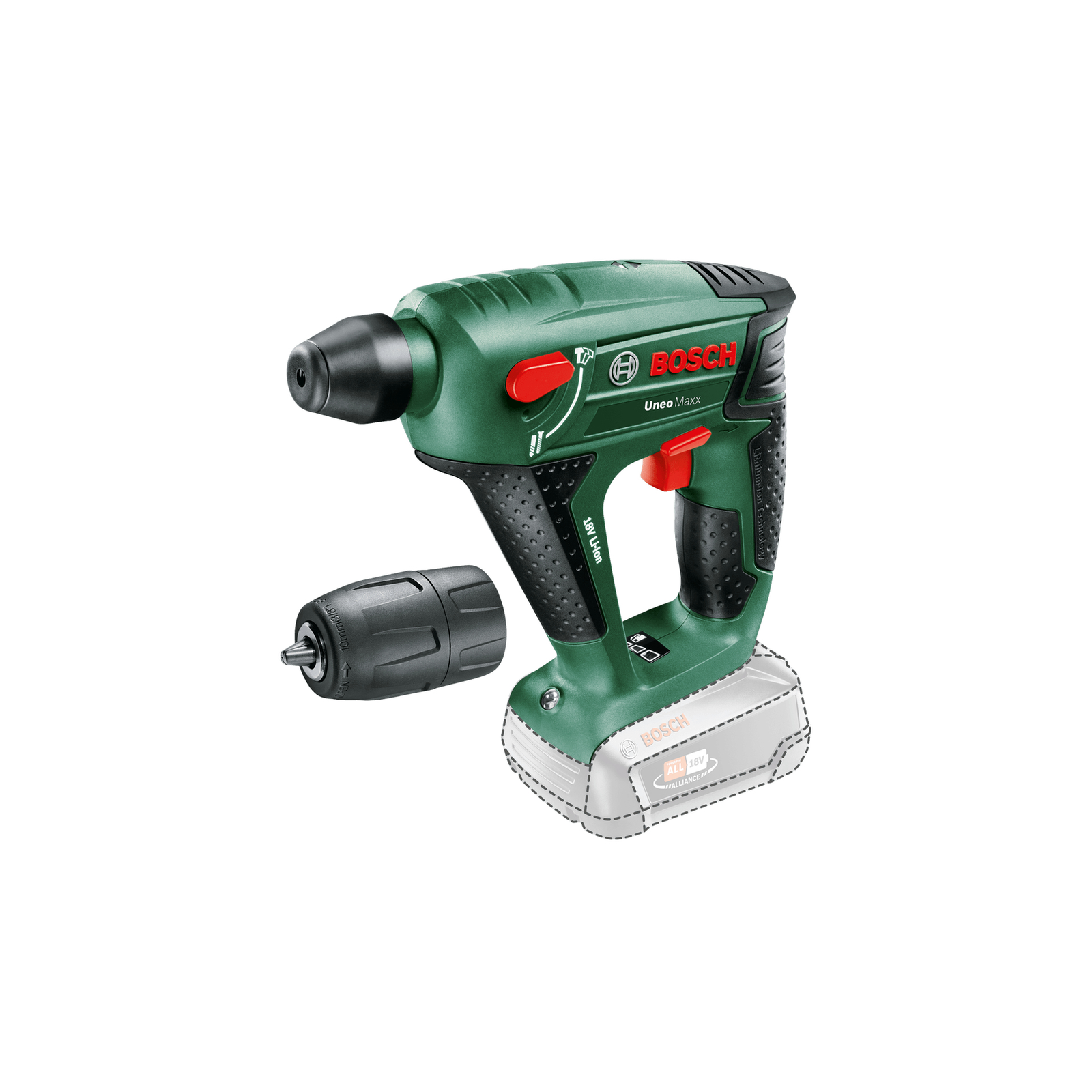 Bosch Uneo Maxx redary Hammer Drill Cordless 2 Modes