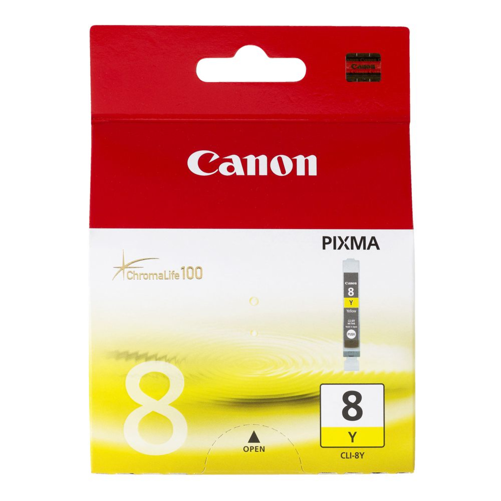 Canon CLI-8Y Yellow Original Blister Pack with Anti-theft Device