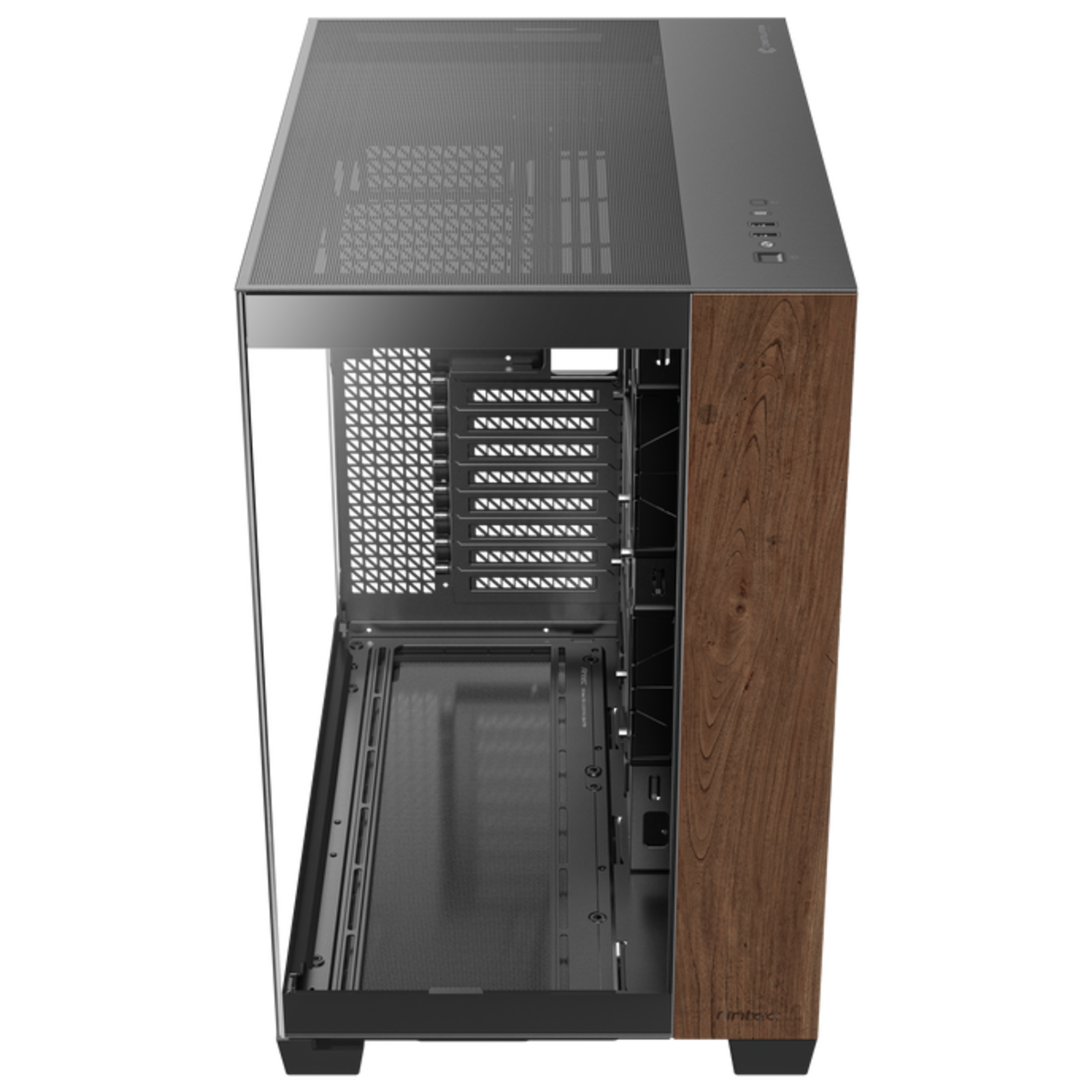 Antec C8 Wood Full Tower PC Black Wood ATX EATX ITX Micro ATX Glass Plastic