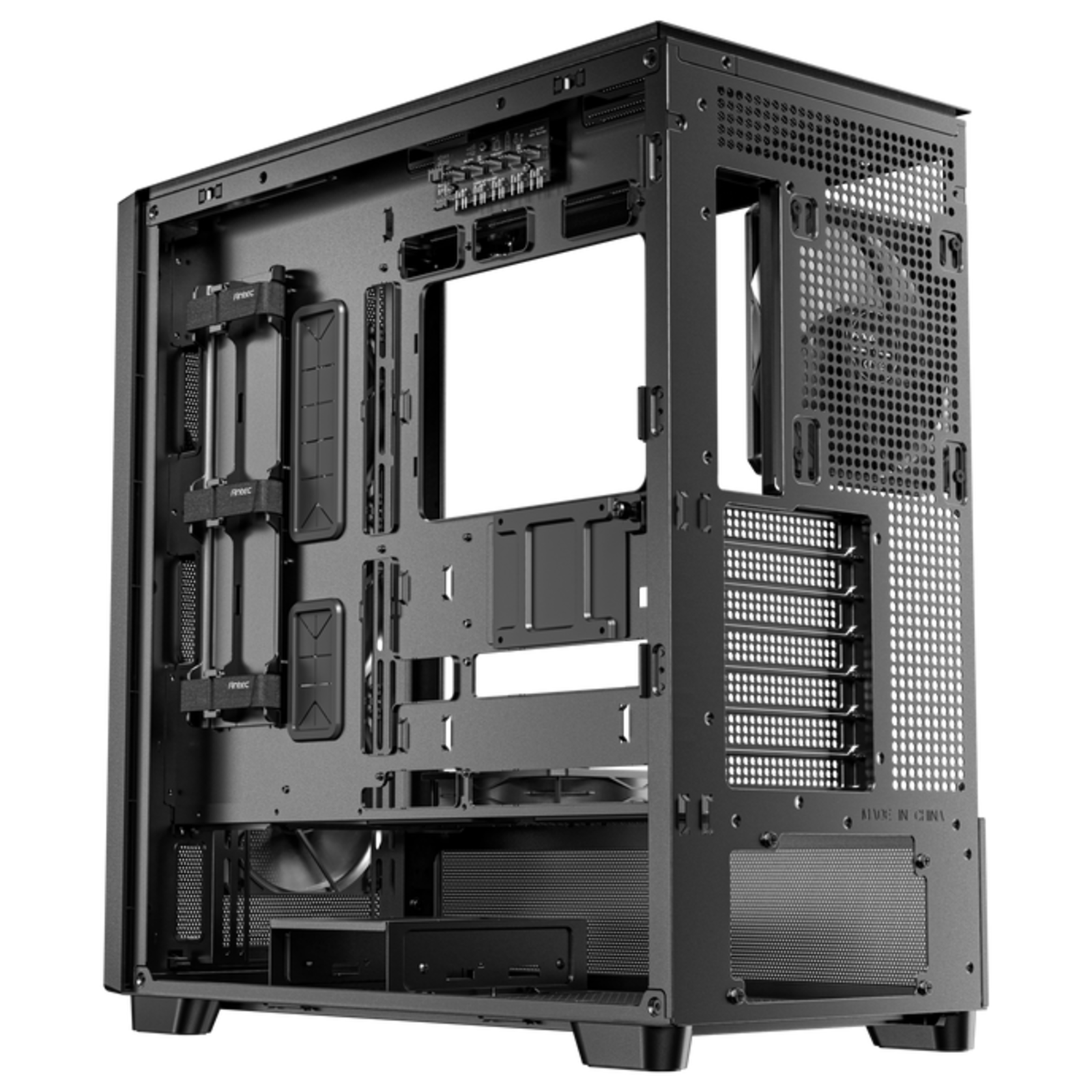 Antec 0-761345-10133-2 Midi Tower PC Black Wood ATX ITX Micro ATX Plastic
