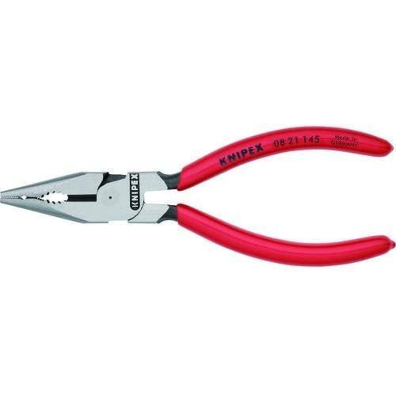 KNIPEX 08 21 145 Needle-nose Pliers Steel Plastic Red 14.5 Cm 116 G