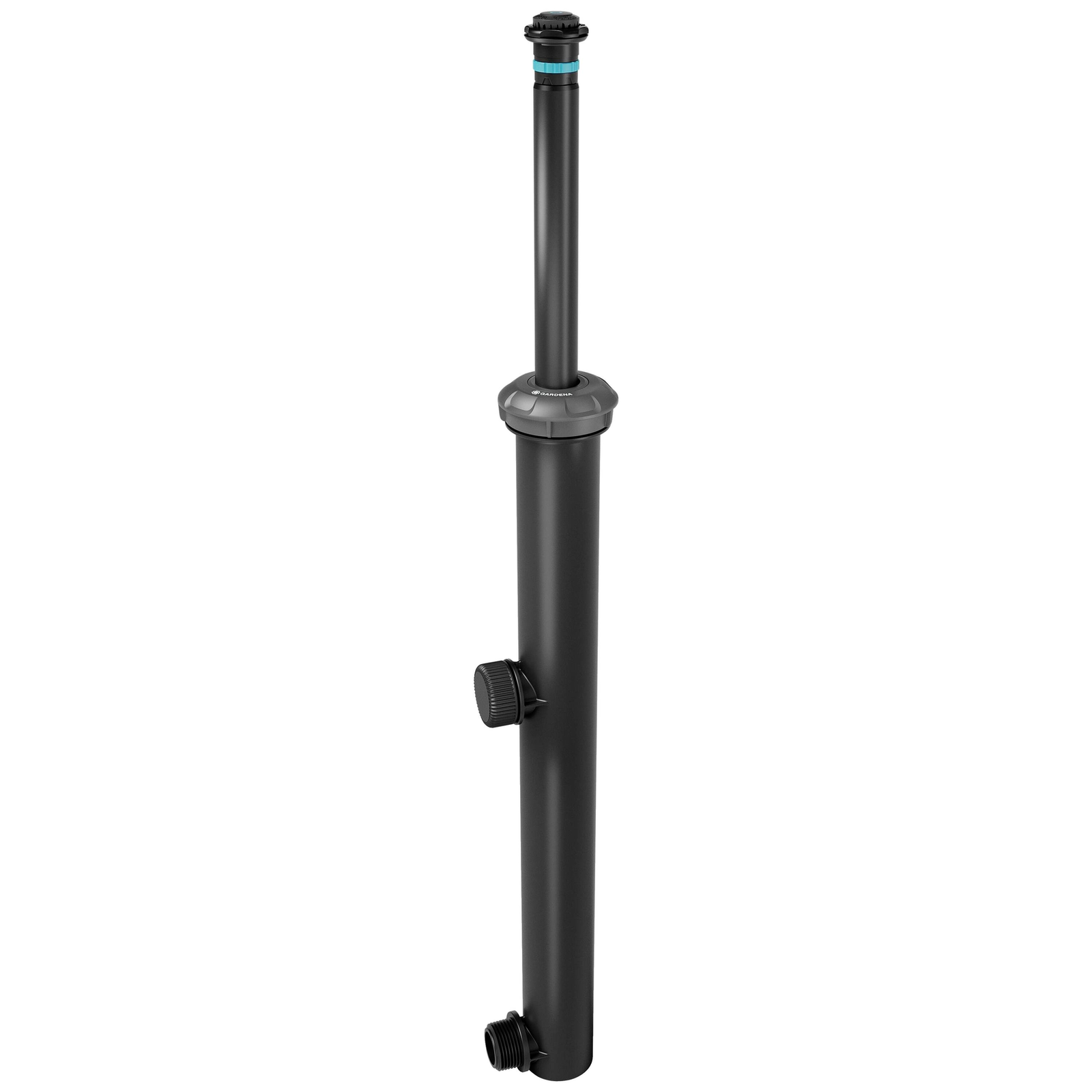 Gardena Sprinkler System Pop-up Sprinkler MD40 300 Black Grey Spraying Range 2.5 to 3.5 Metres