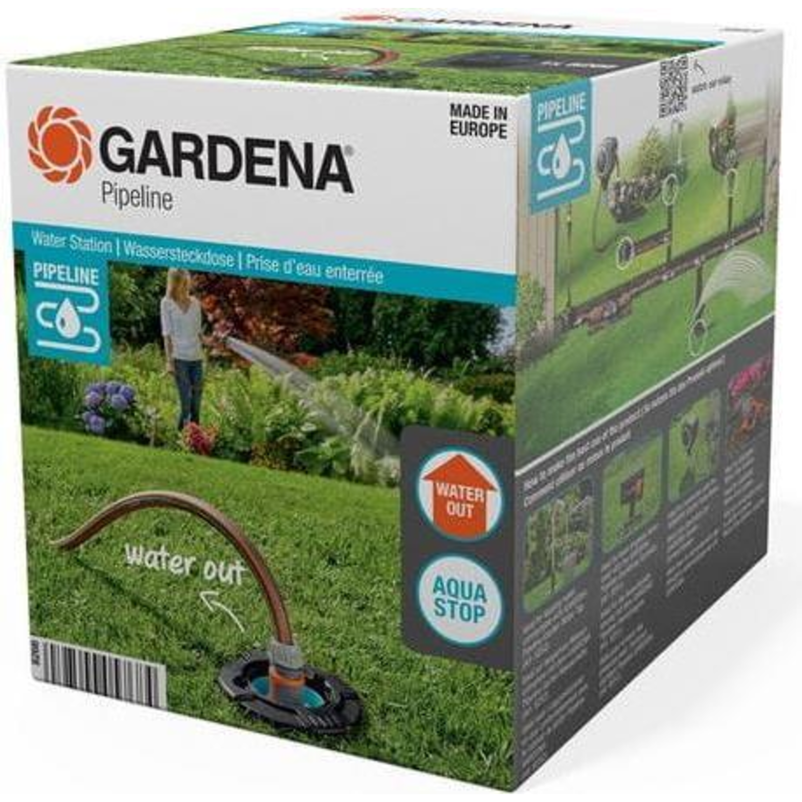 Gardena Water Socket Grey Turquoise 26.5mmg3 4