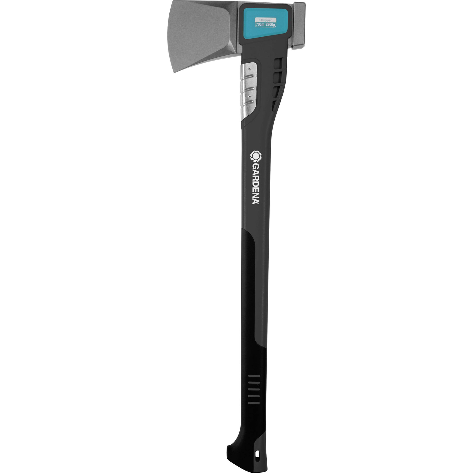 Gardena Splitting Axe 2800 S Axe Hatchet Grey Black with Striking Surface