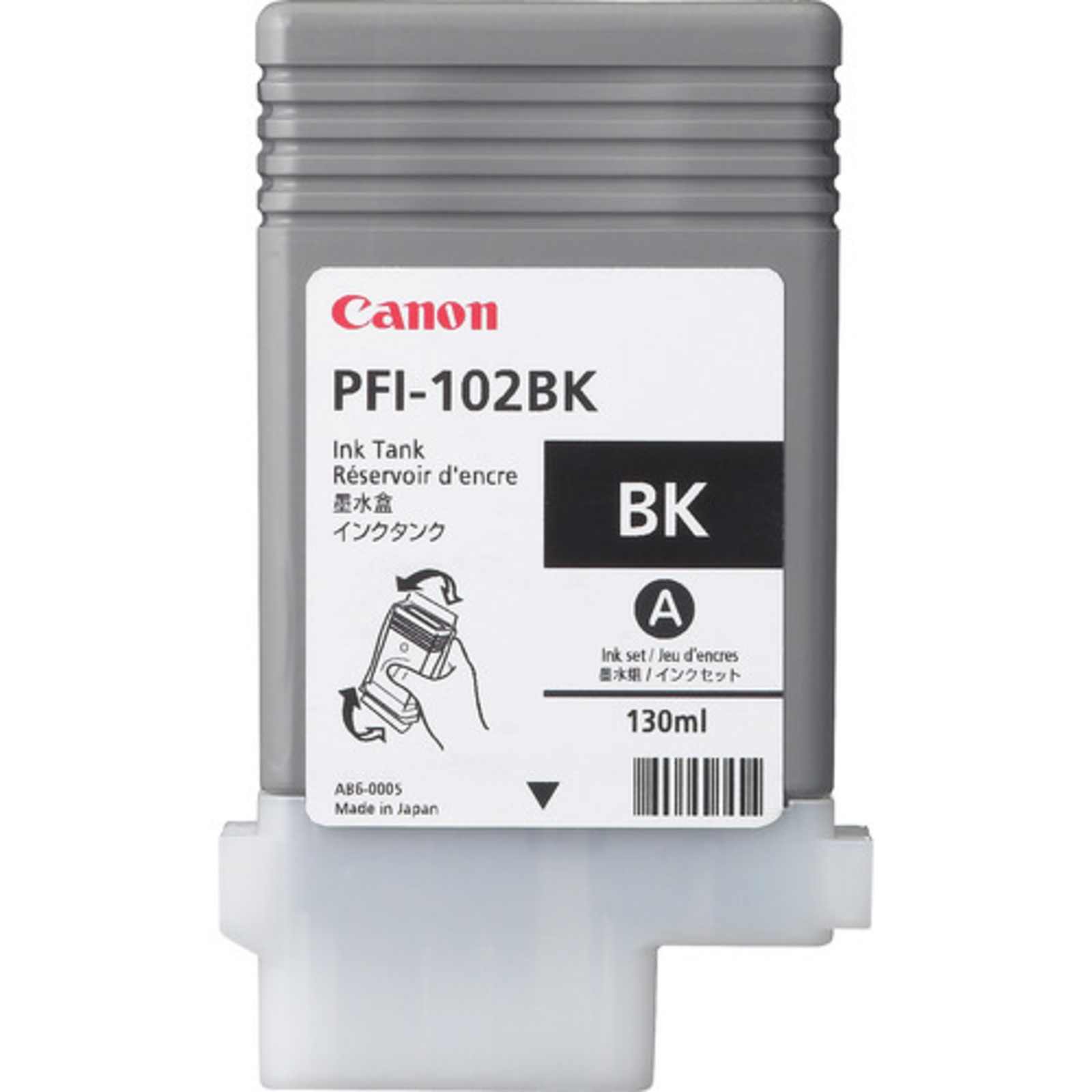 CANON Black Ink 130ml IPF500/6xx/7xx/LPx