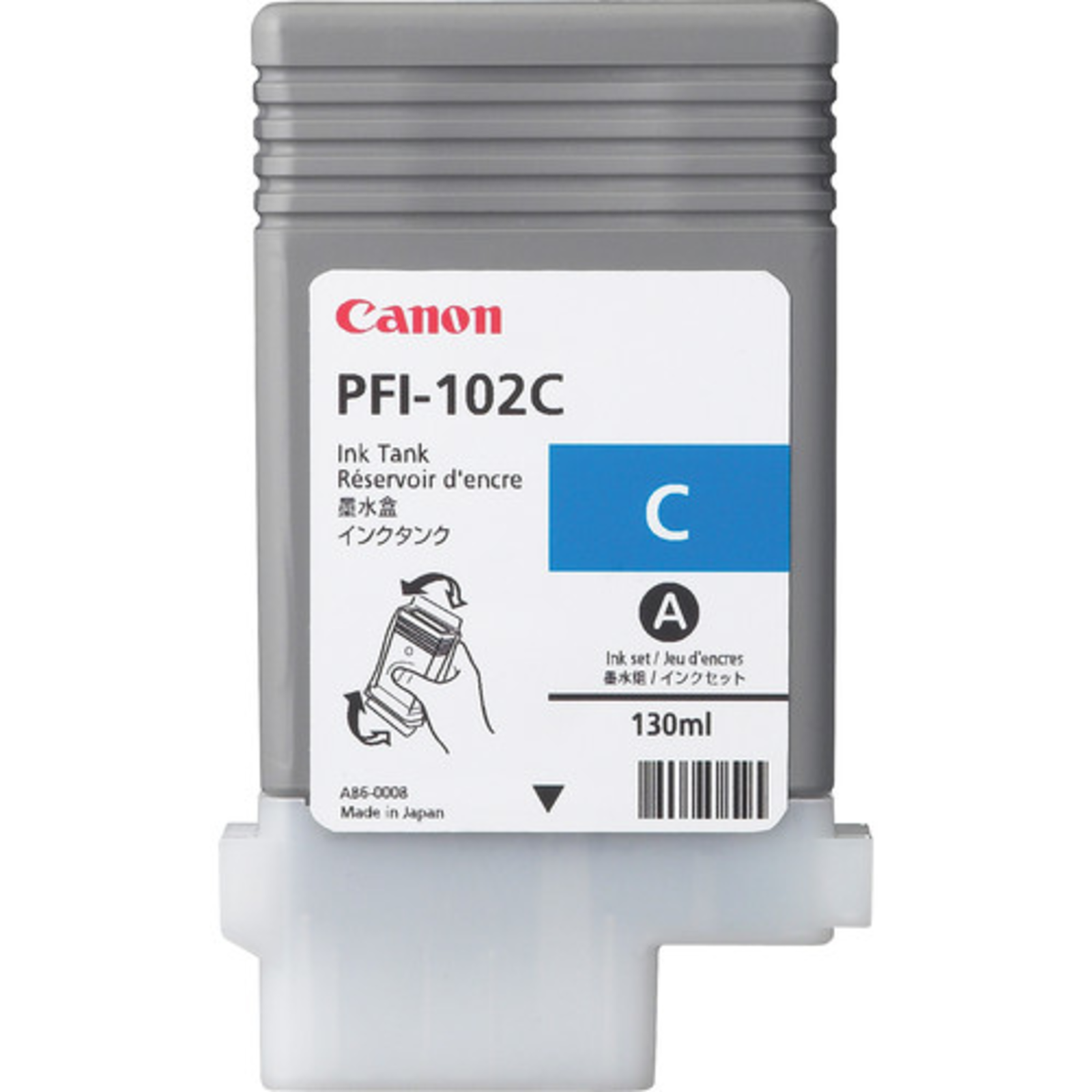 CANON Ink cyan 130ml IPF500/6xx/7xx/LPx