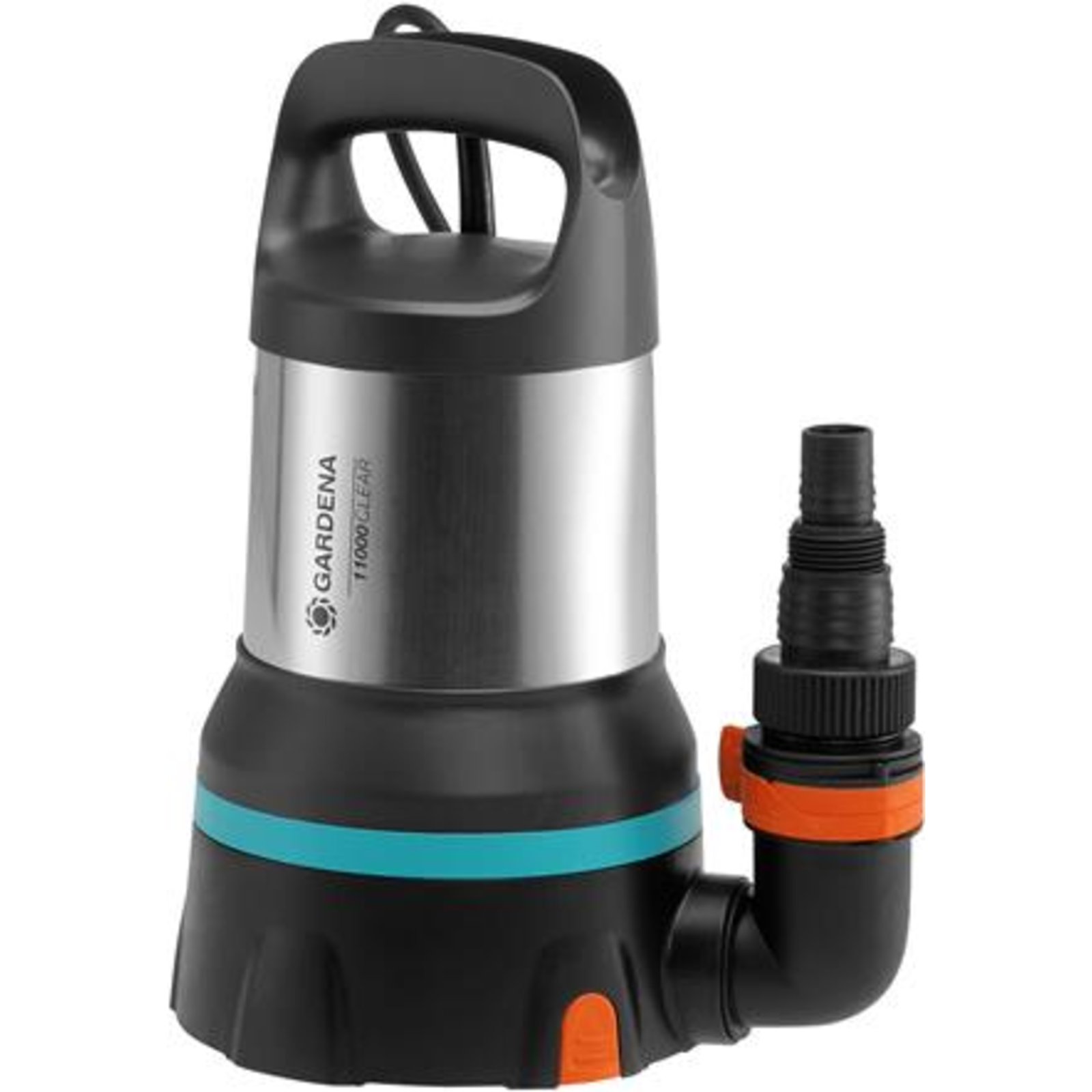 Gardena Clear Water Submersible Pump 11000 Aquasensor Black Stainless Steel