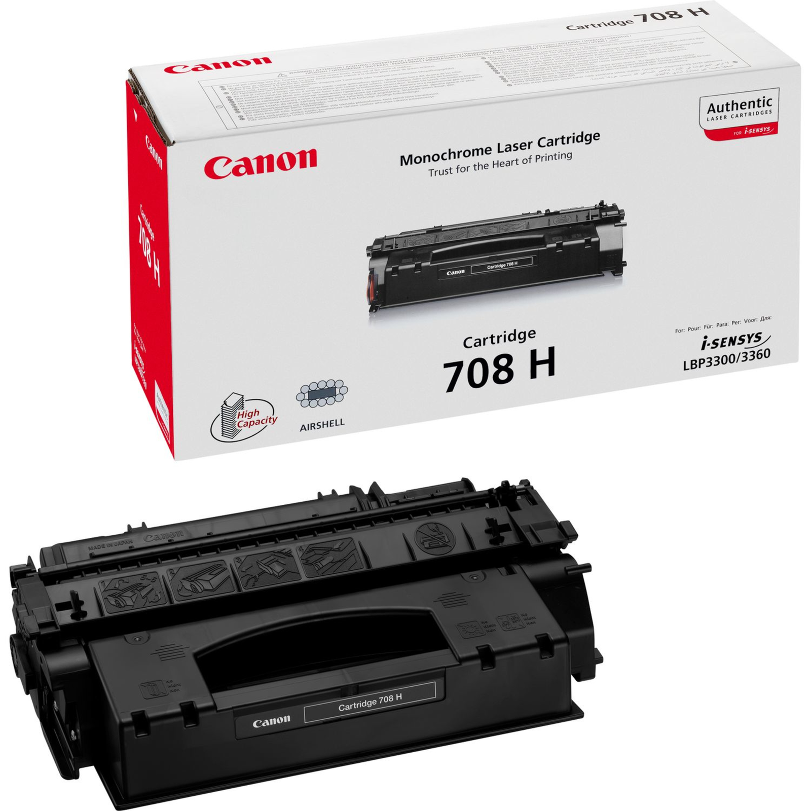 Canon 708H Black Original Toner Cartridge