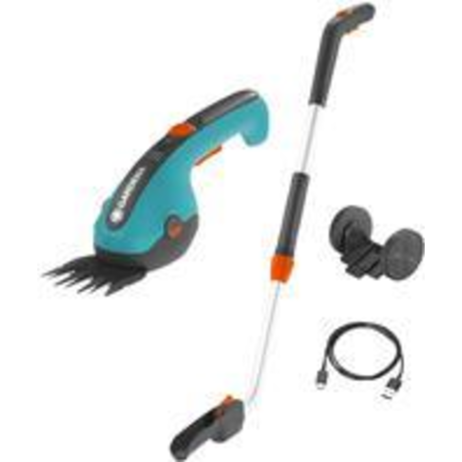 Gardena Cordless Grass Shears ClassicCut Li Set 3.6Volt Turquoise Black Li-ion Battery 2.5Ah