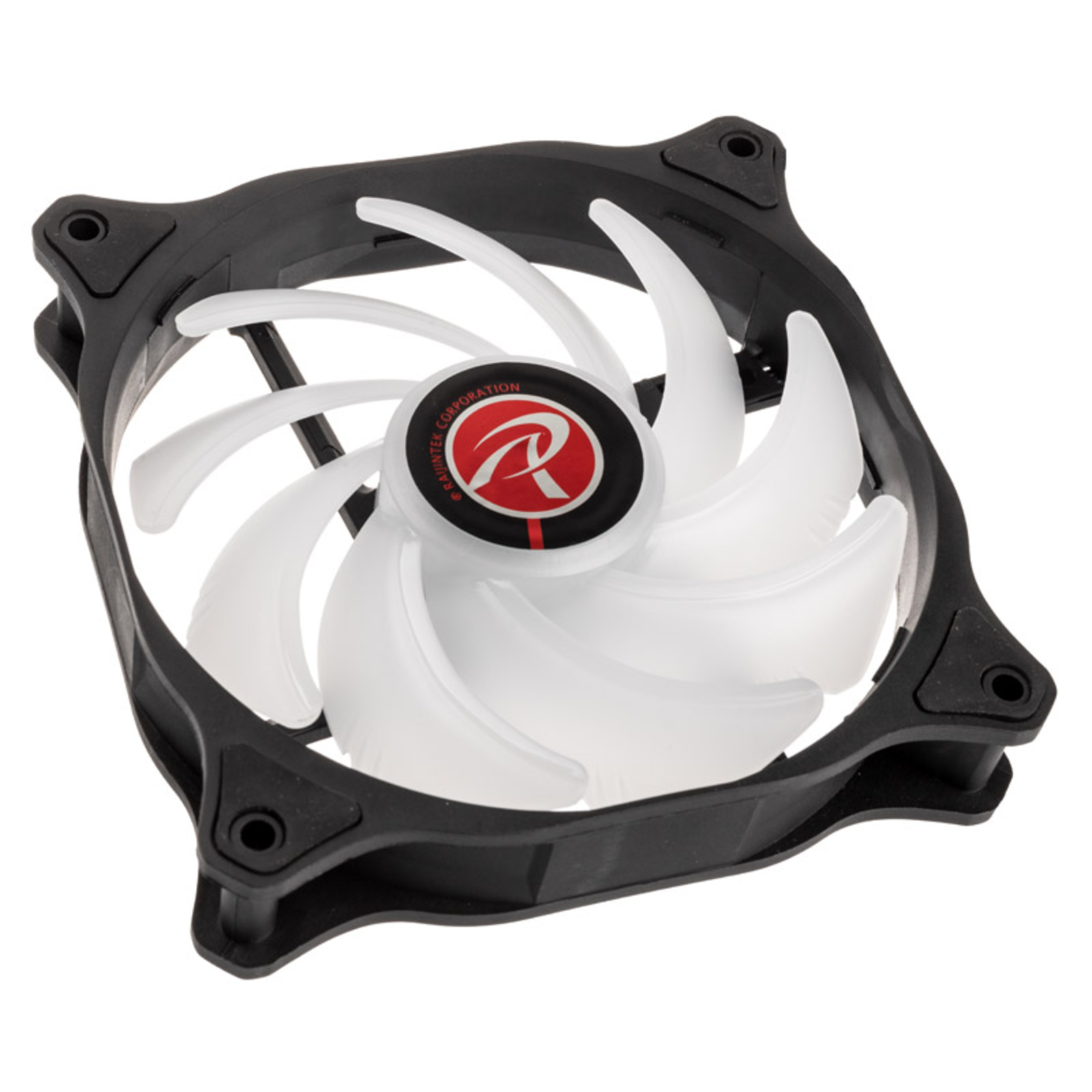 RAIJINTEK EOS 12 RBW ADD -2 120x120x25 Black transparent 2 Pieces Incl. 8-port Hub Remote Control