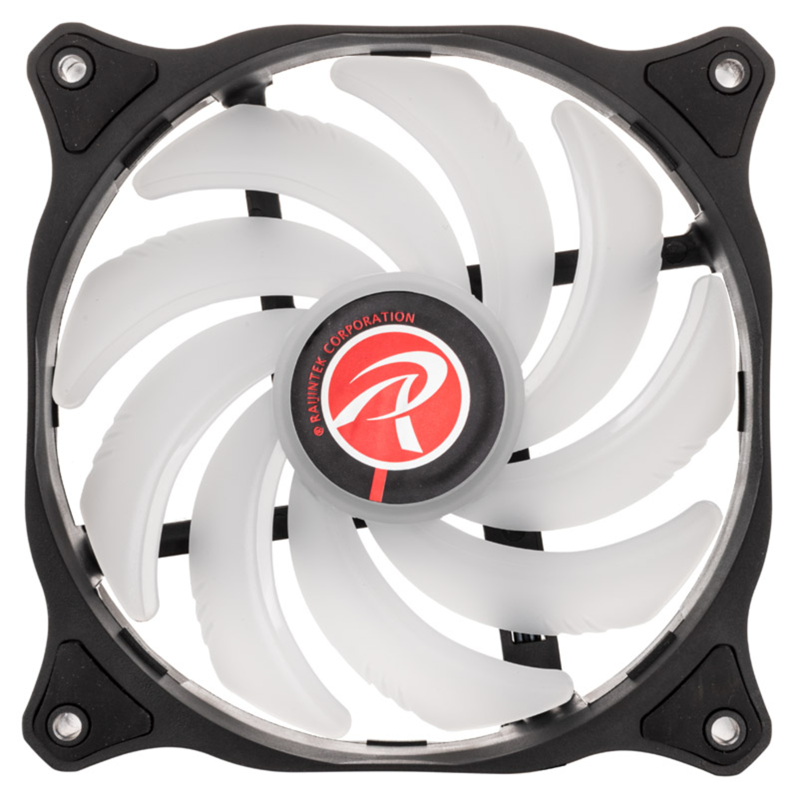 RAIJINTEK EOS 12 RBW ADD -2 120x120x25 Black transparent 2 Pieces Incl. 8-port Hub Remote Control