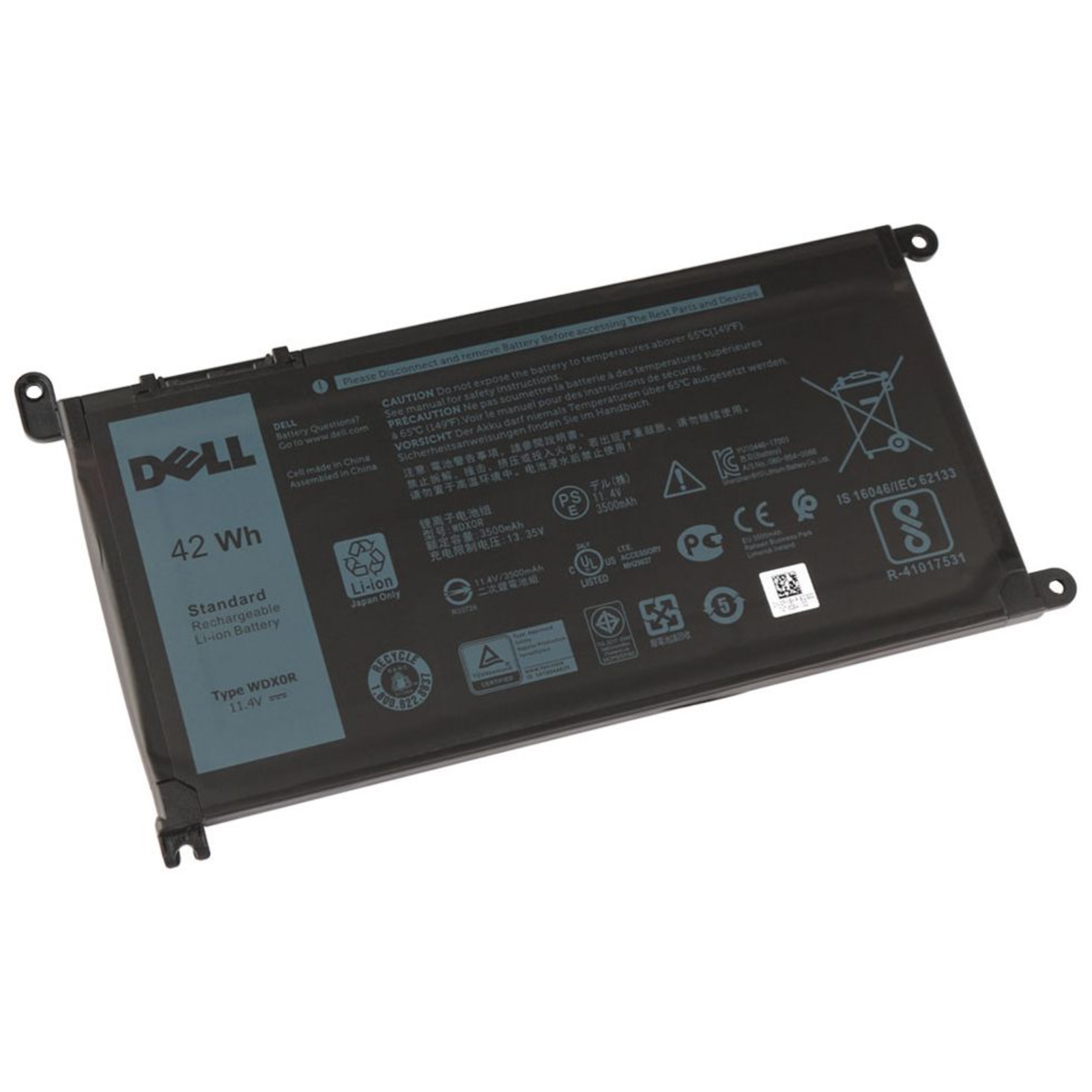 Dell Main Battery Pack 11.4V 3500mAh Inspiron 13 5378