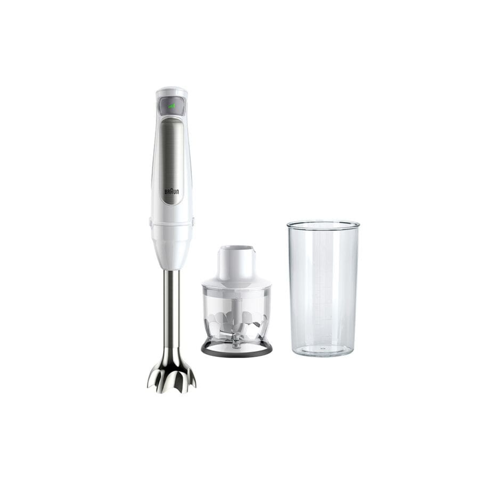 brown Multiquick 7 MQ7020 WH Hand Blender Premium White/brushed Stainless Steel