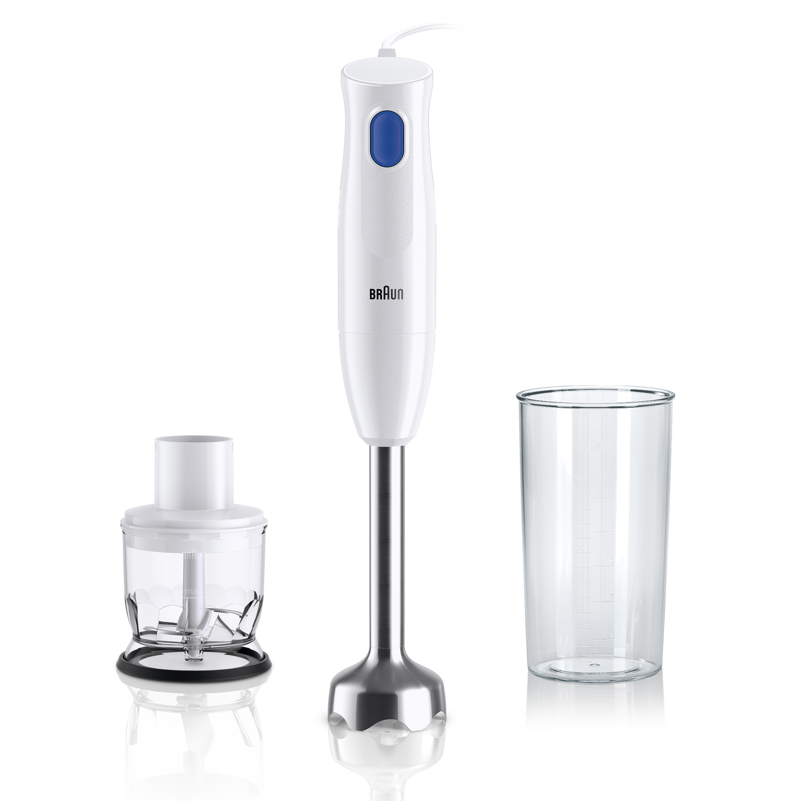 brown MultiQuick 1 MQ10.2001M Cooking Blender 450 W White