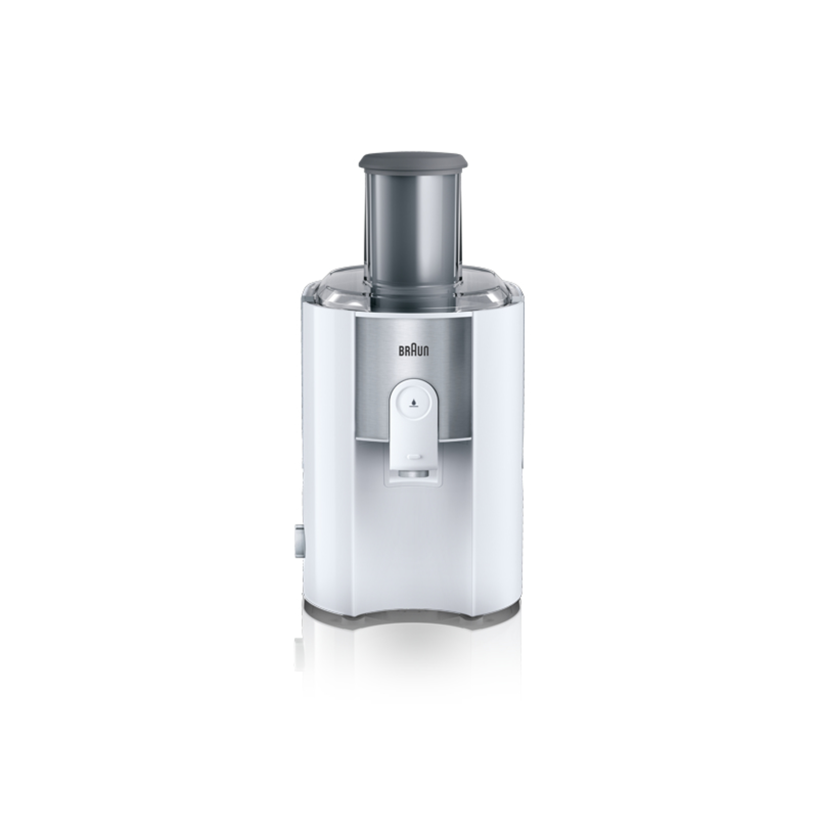 brown IdentityCollection Spin Juicer J 500 White Stainless Steel