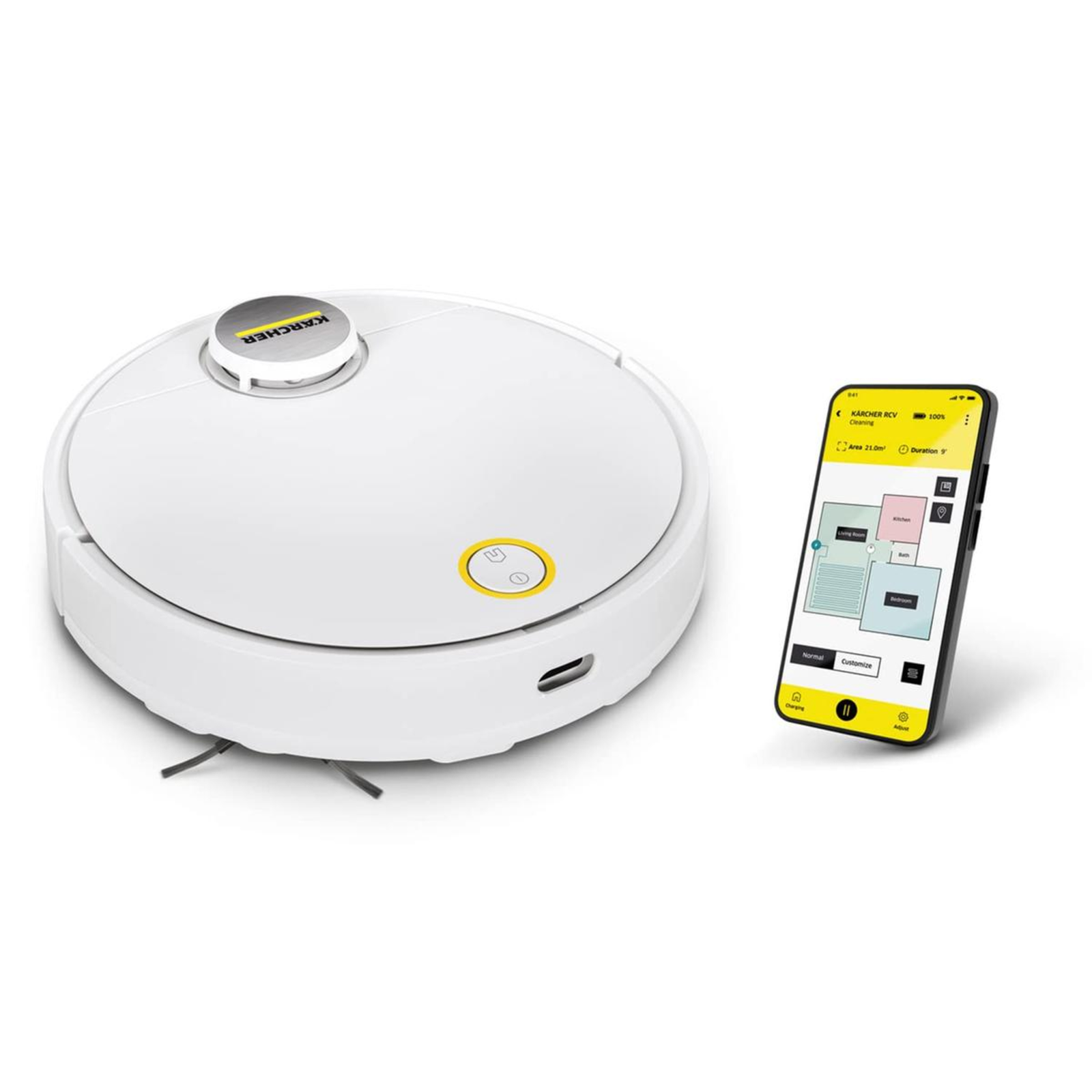 Krcher RCV 3 Robot-controlled Vacuum Cleaner 0.5liter