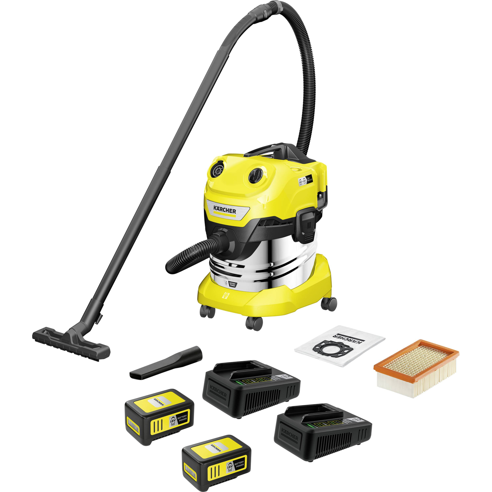 KRCHER Nozzle WD 4-18 S Dual Battery Set V-20/22