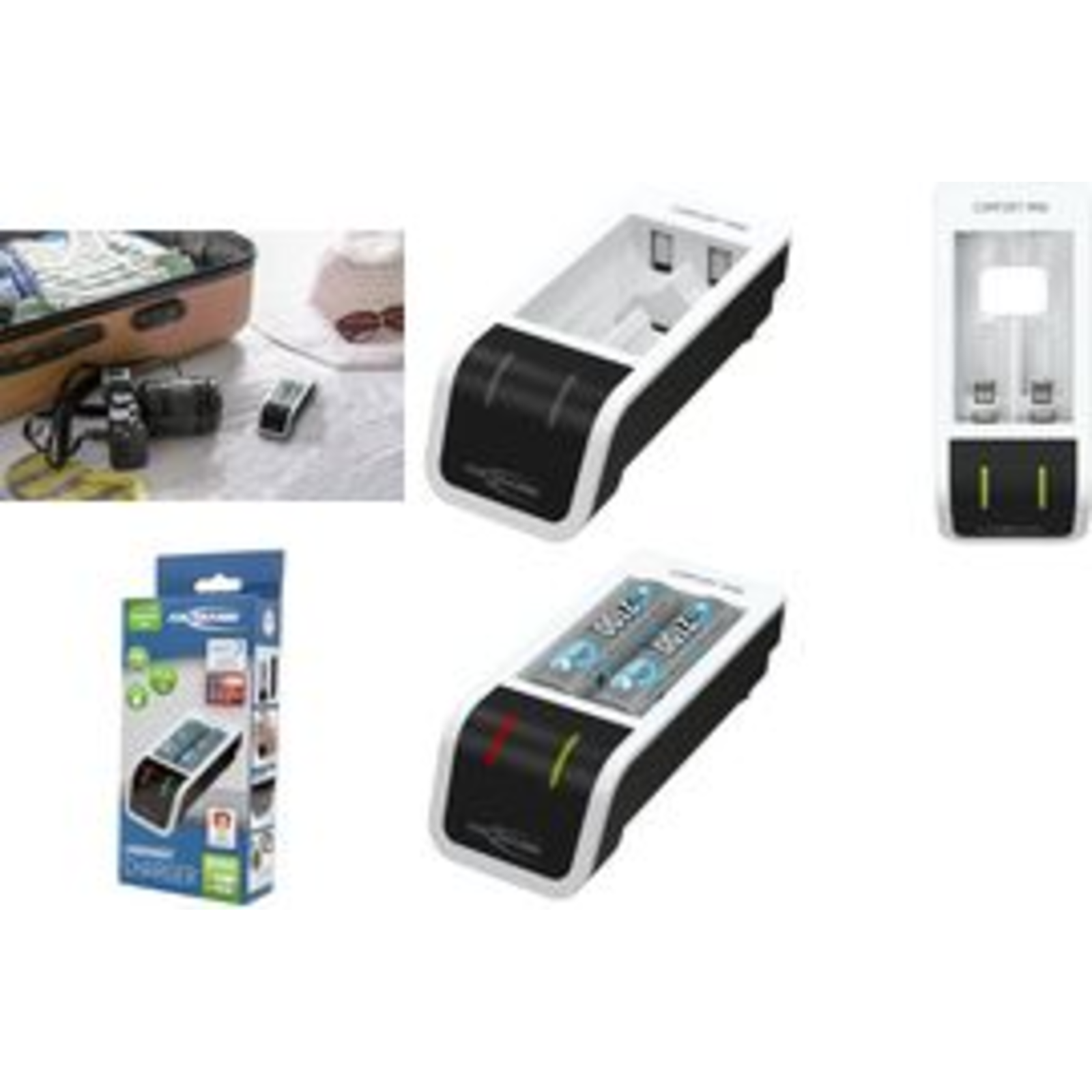 Ansmann Comfort Mini 1.5 Hour USB Battery Charger for 2xAA 2xAAA