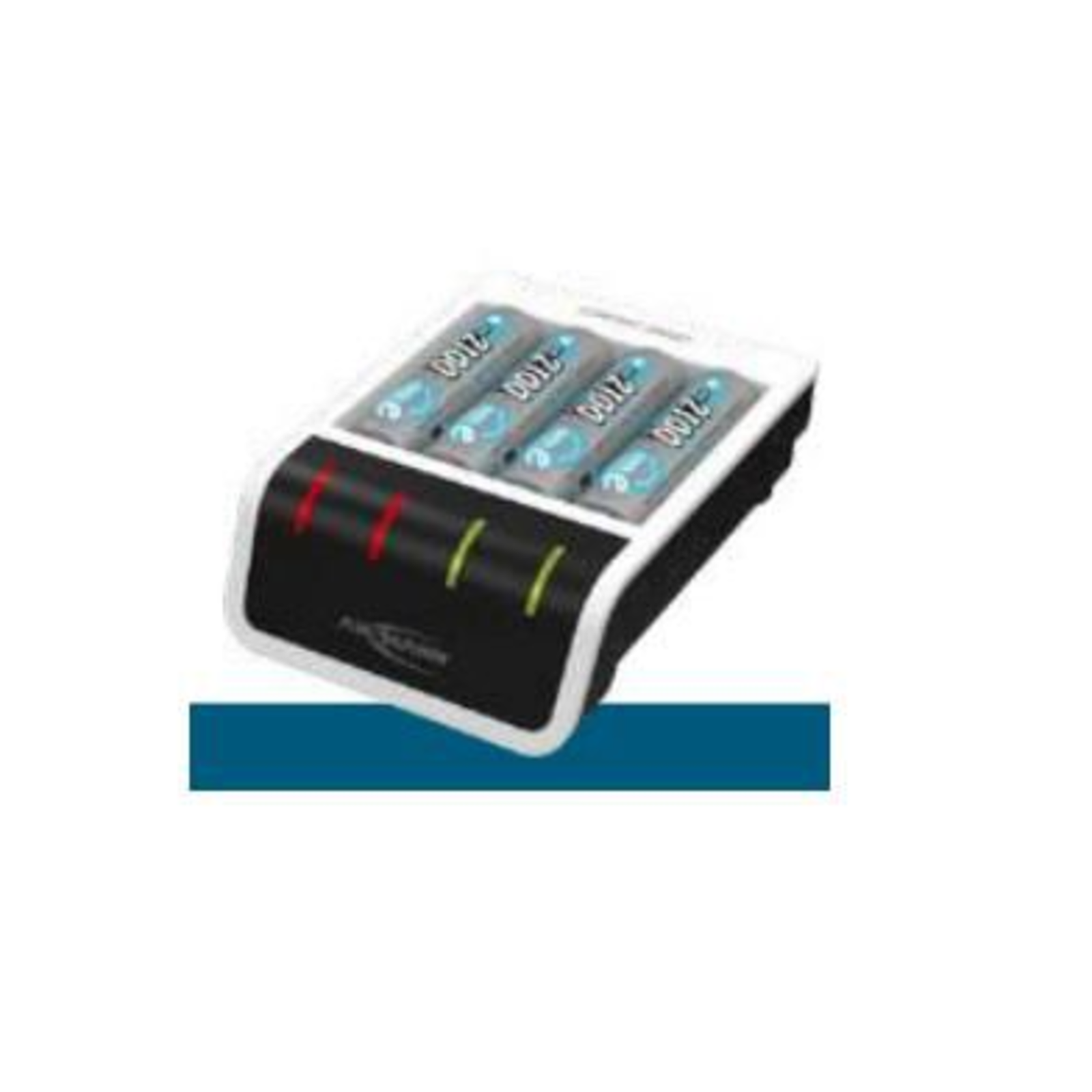 Ansmann Comfort Smart + 4x AA 2100mAh White Black Incl. 4x AA Rechargeable Batteries with 2100 MAh