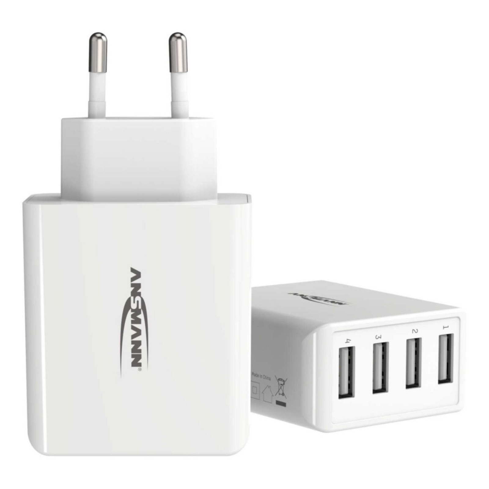 Ansmann Home Charger HC430 White Intelligent Charging Control Multisafe Technology