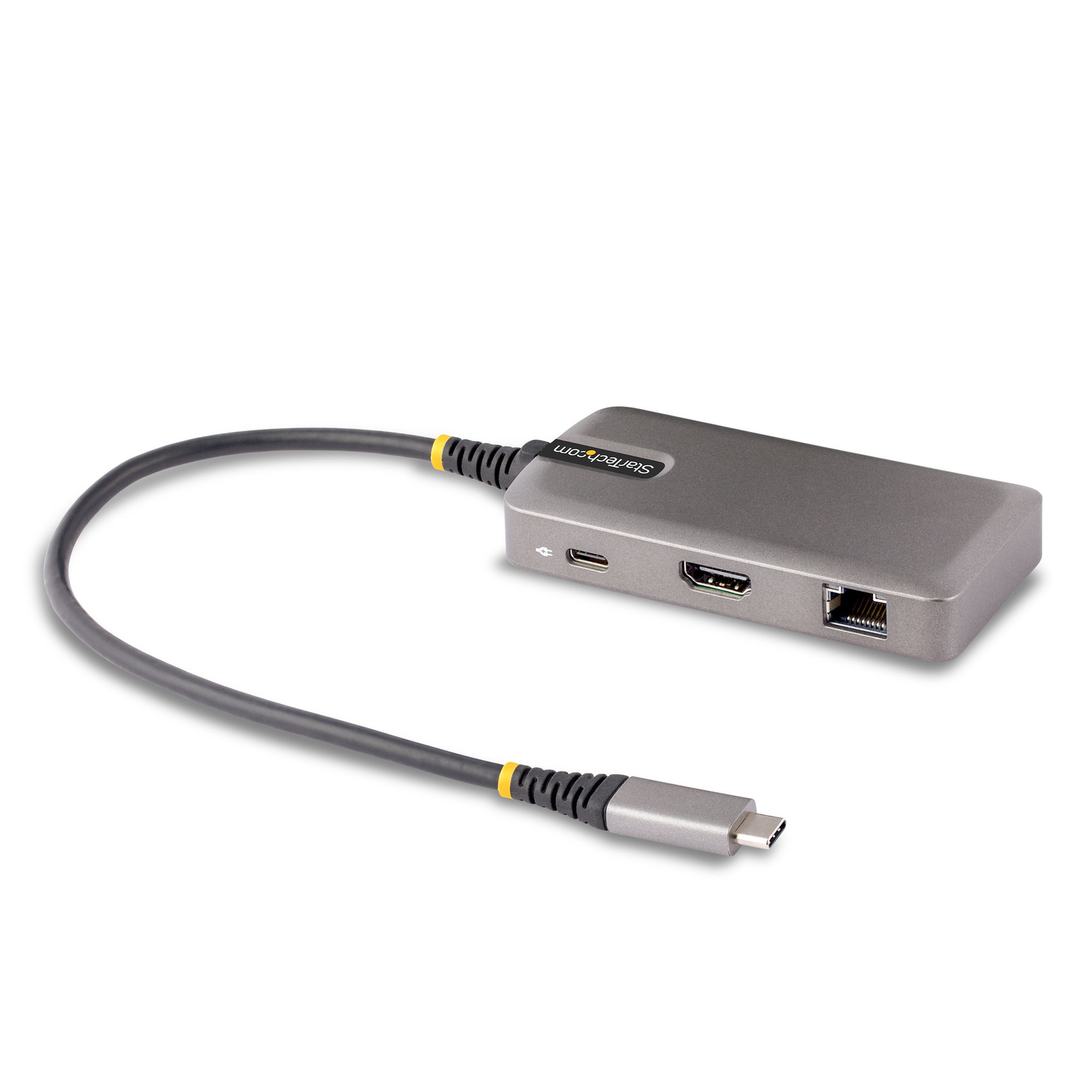 StarTech.com USB-C Multiport Adapter 4K 60Hz HDMI 2-port 5Gbps USB 3.0 Hub 100W Power