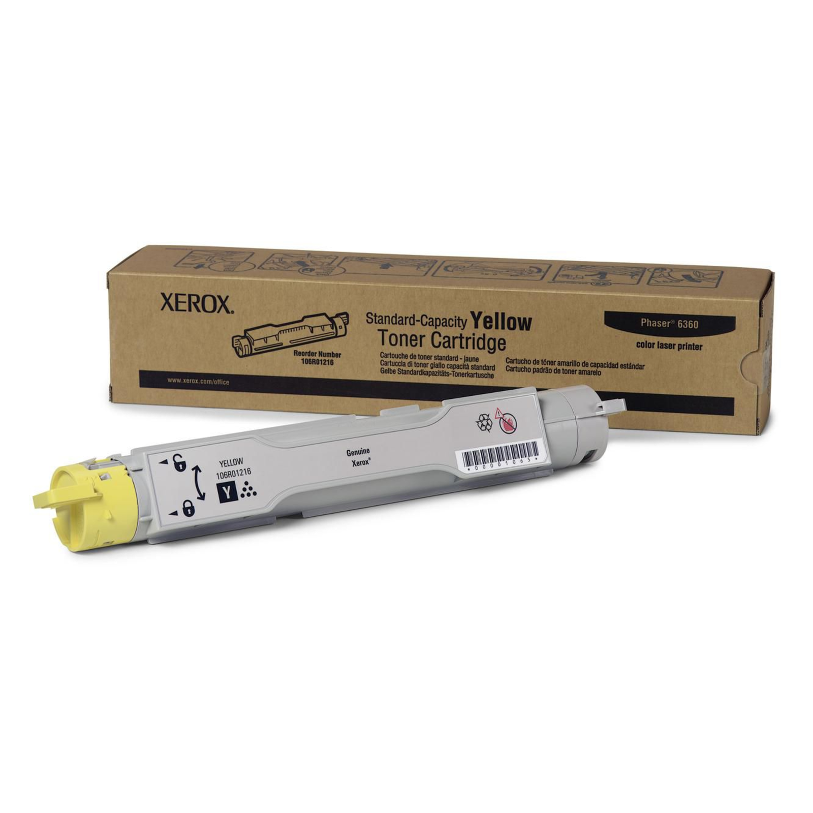 Xerox Toner Cartridge 106R01216 Yellow