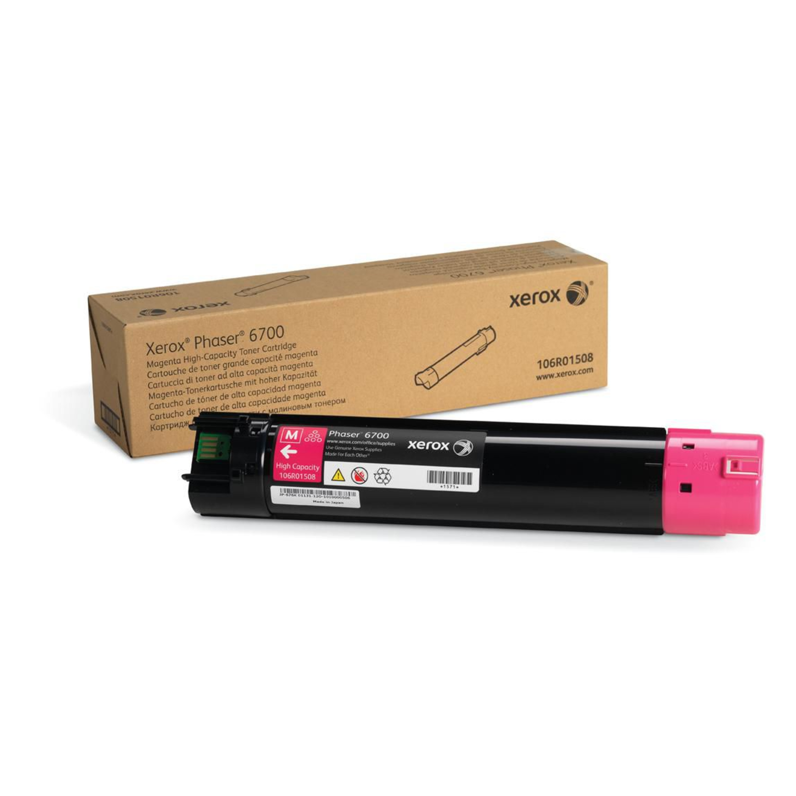 Xerox Original magenta Toner 12,000 Pages for Phaser 6700 106R01508