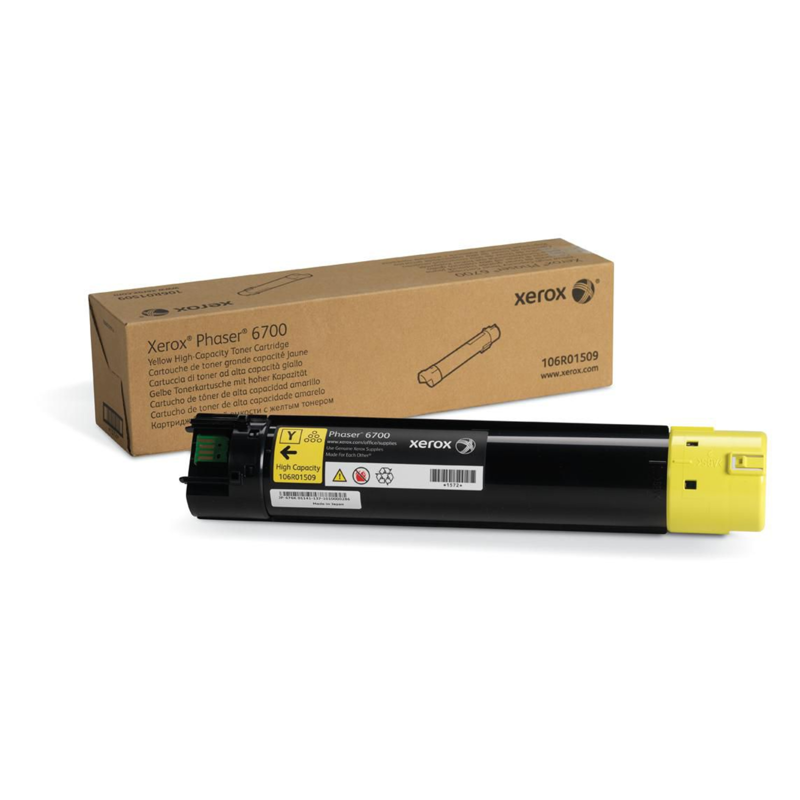 Xerox Phaser 6700 High Capacity Toner Module Yellow 12000 Pages 106R01509 12000 Pages Yellow