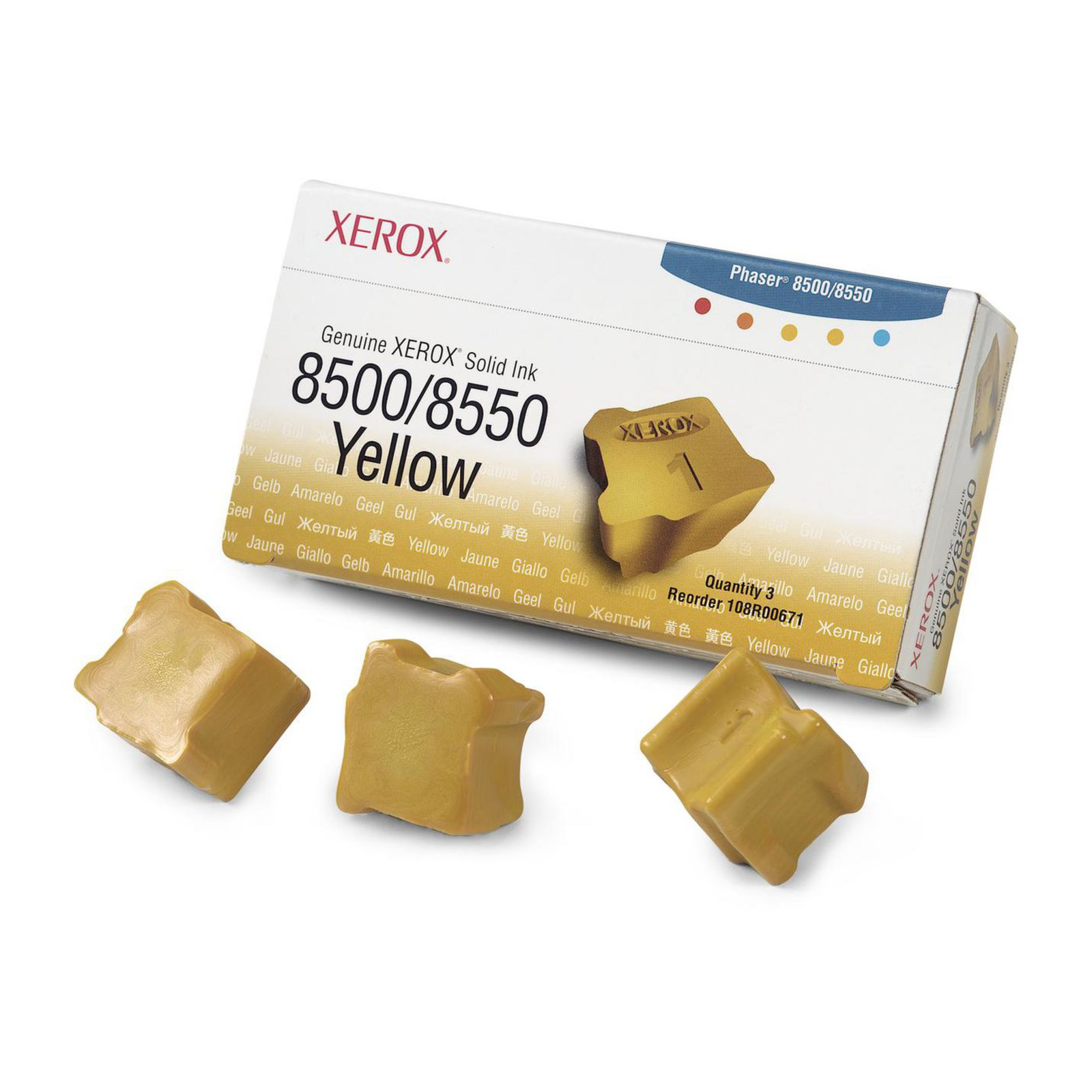 Xerox Genuine Solid Ink 8500/8550 Yellow