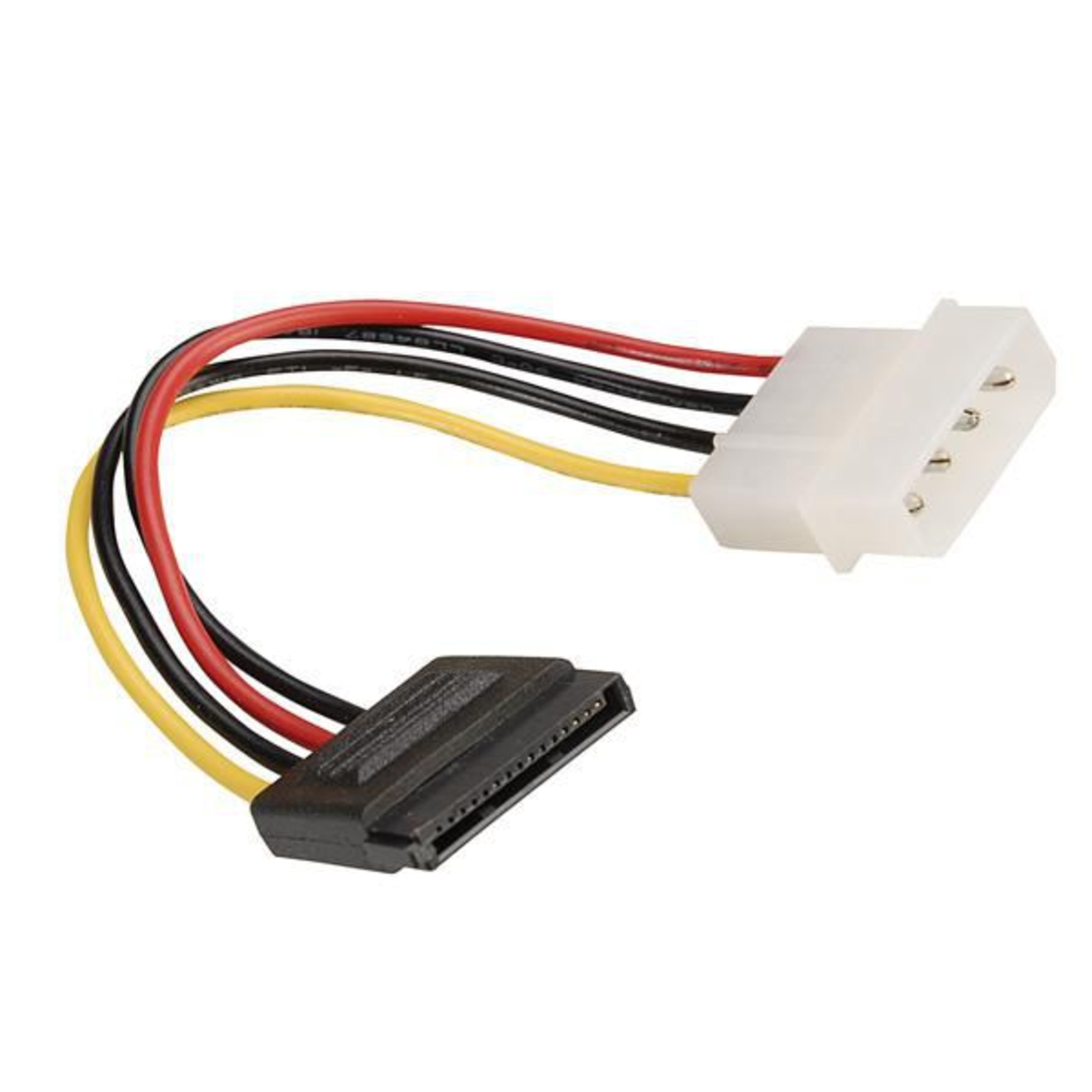 Roline Hard Drive Connection Cable (1x Molex 4-pin Plug 1x SATA Power Socket 15-pin) 0.15 M