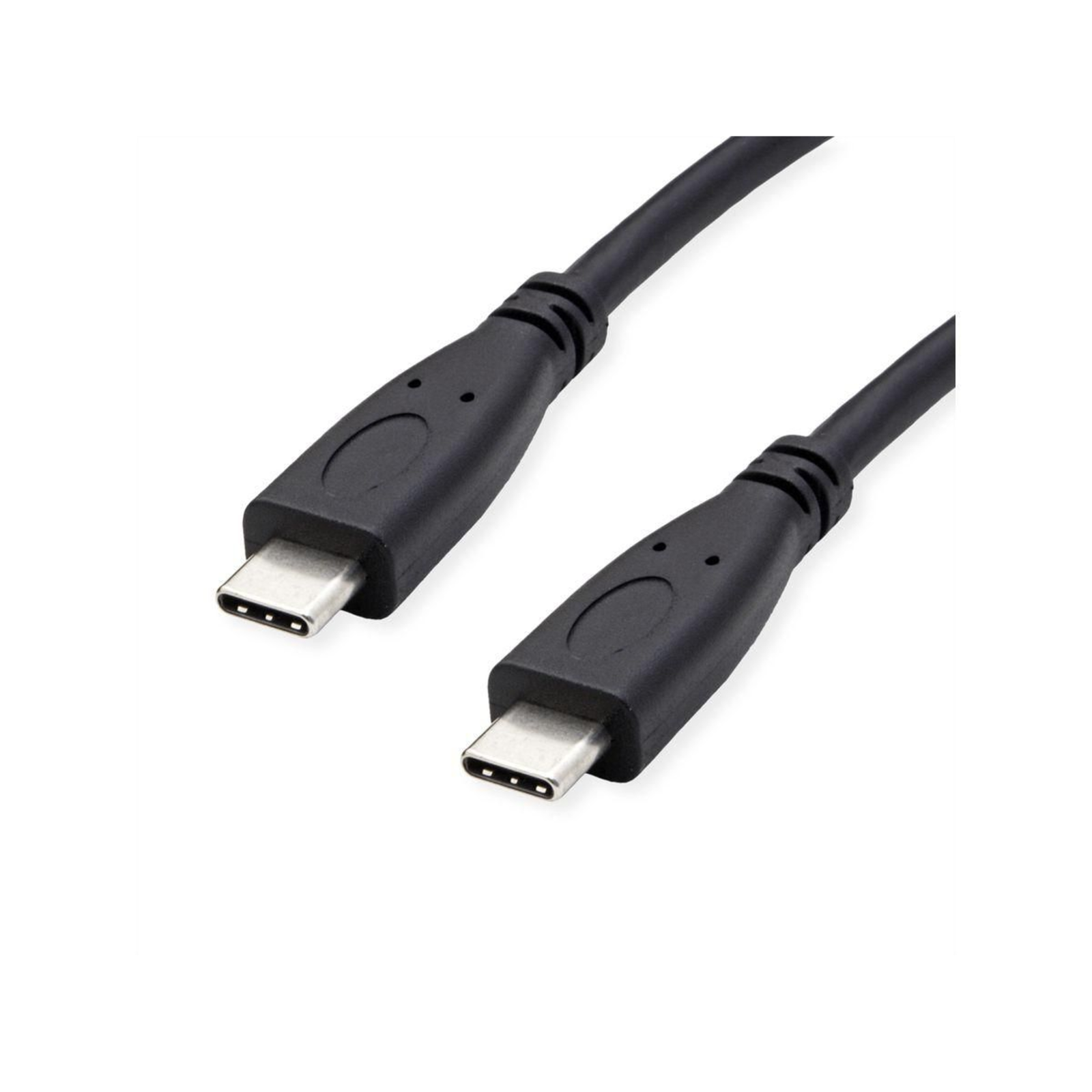 ROLINE GREEN USB 3.2 Gen 2 Cable C-C ST/ST 10Gbit/s Emark 100W Black 1 M