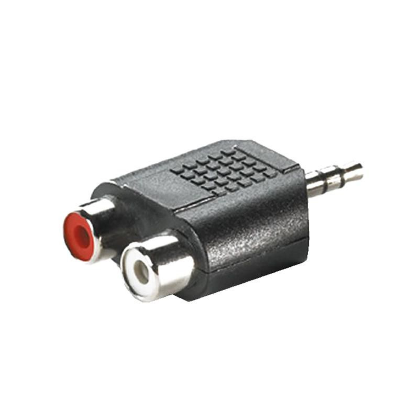 Value 11.99.4441 Jack Audio Adapter (1x 3.5 Mm Jack Plug 2x RCA Socket) Black