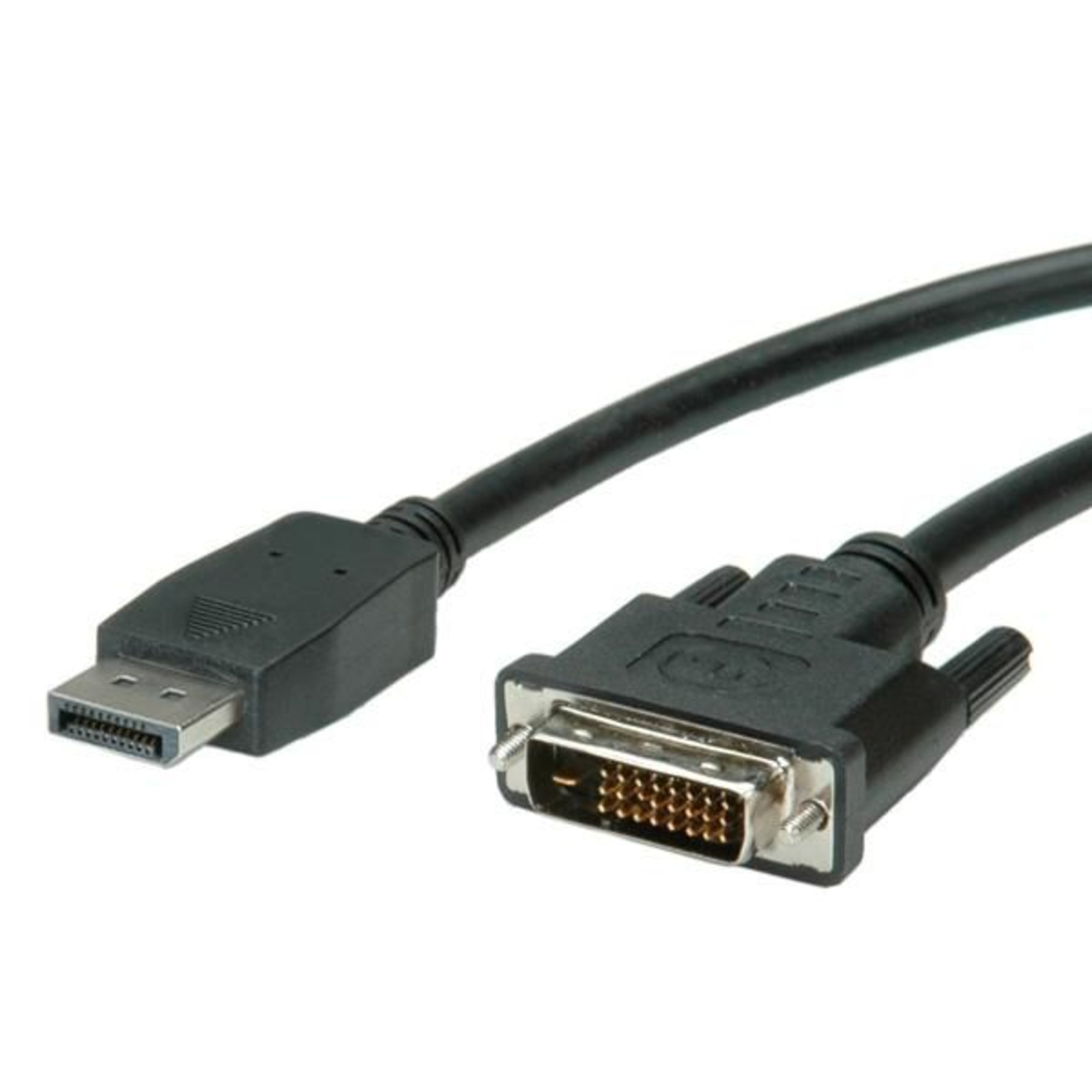 VALUE DisplayPort Cable DP ST DVI-D ST Black 2 M