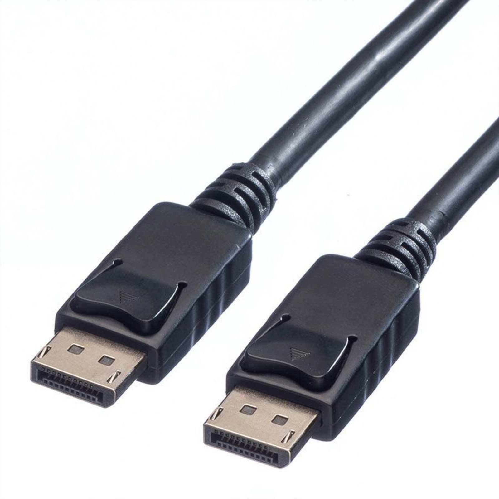 Value DisplayPort Connection Cable Plug 1.50 M Black Shielded DisplayPor